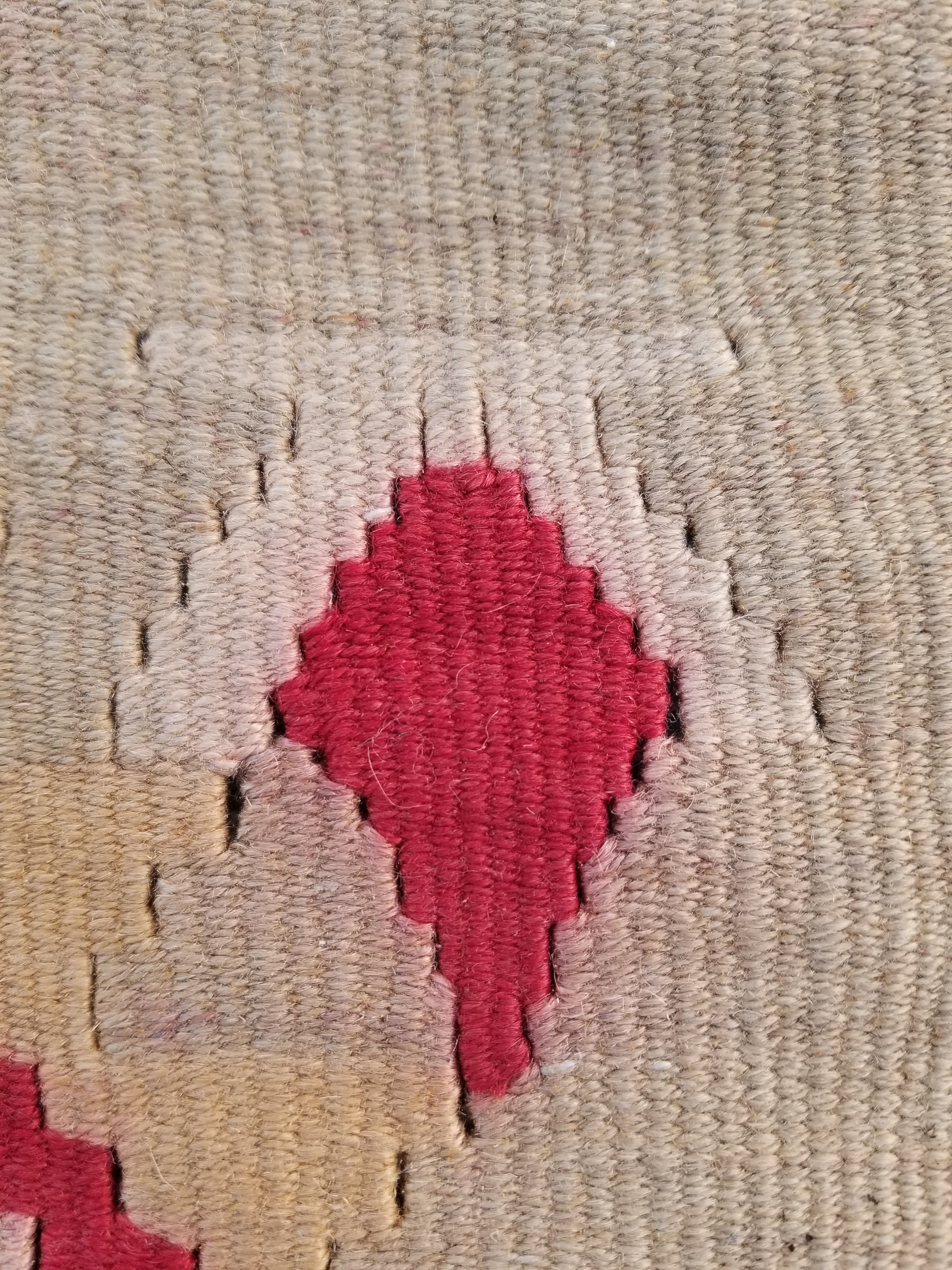 Vintage Traditional Handmade Anatolian Turkish Flatweave Wool Kilim Rug 77x61cms