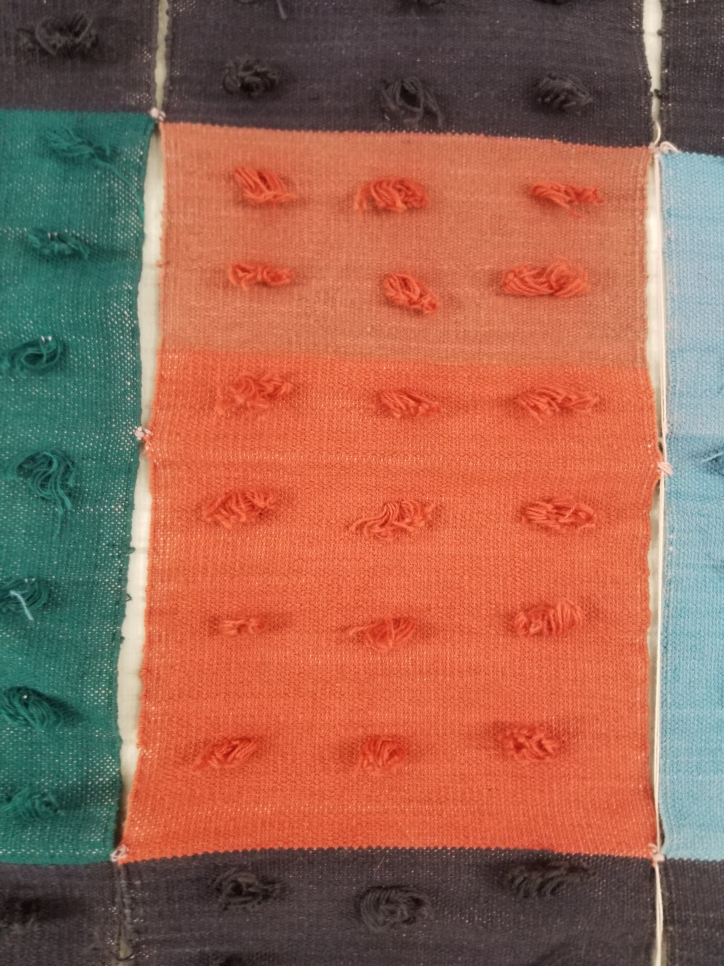 Vintage African Handwoven Striped Wool Textile Throw 202x125cm