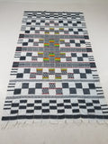 Vintage African Handwoven Ceremonial Cloth - Mali Textile 265x150cm