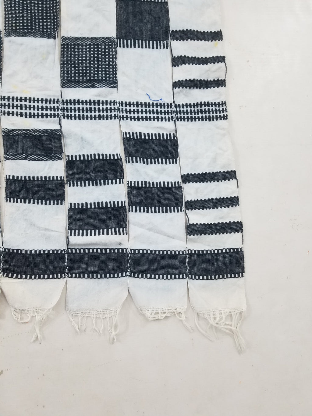 Vintage African Handwoven Ceremonial Cloth - Mali Textile 265x150cm