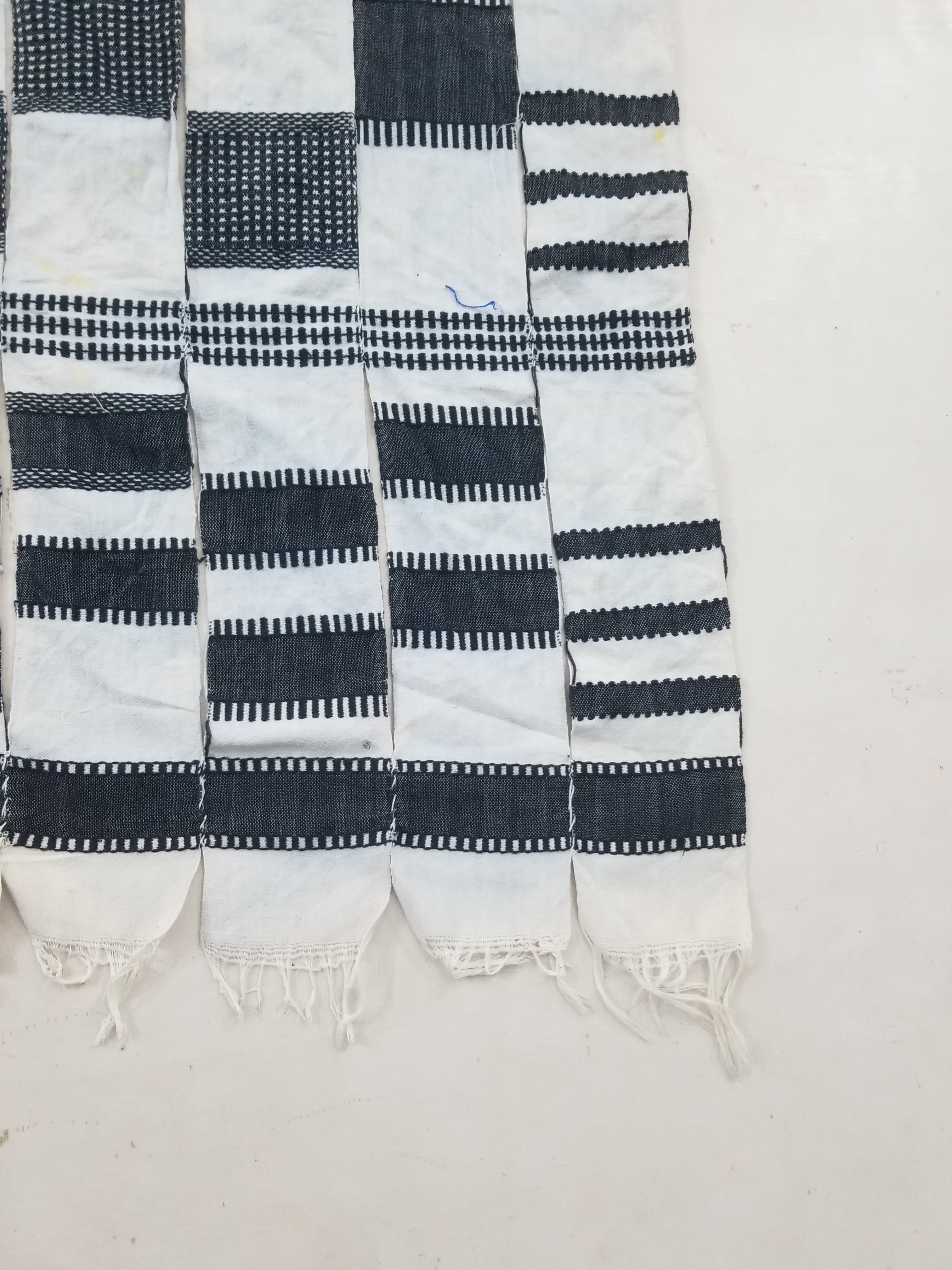 Vintage African Handwoven Ceremonial Cloth - Mali Textile 265x150cm