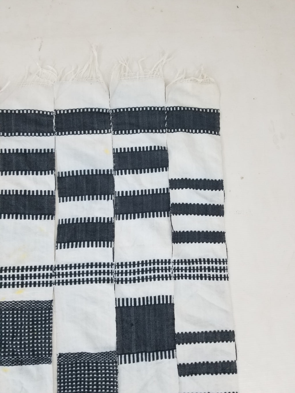 Vintage African Handwoven Ceremonial Cloth - Mali Textile 265x150cm