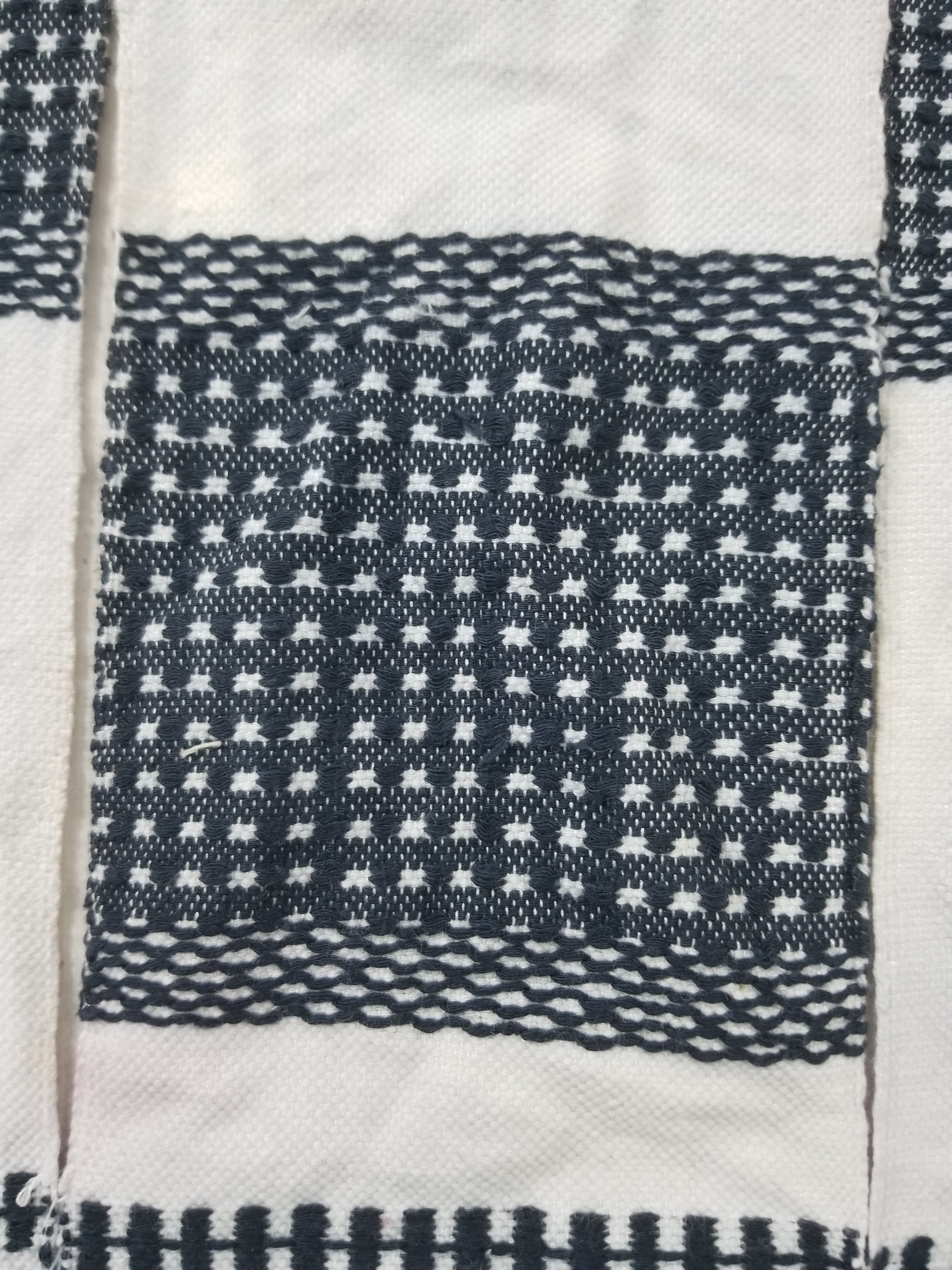 Vintage African Handwoven Ceremonial Cloth - Mali Textile 265x150cm