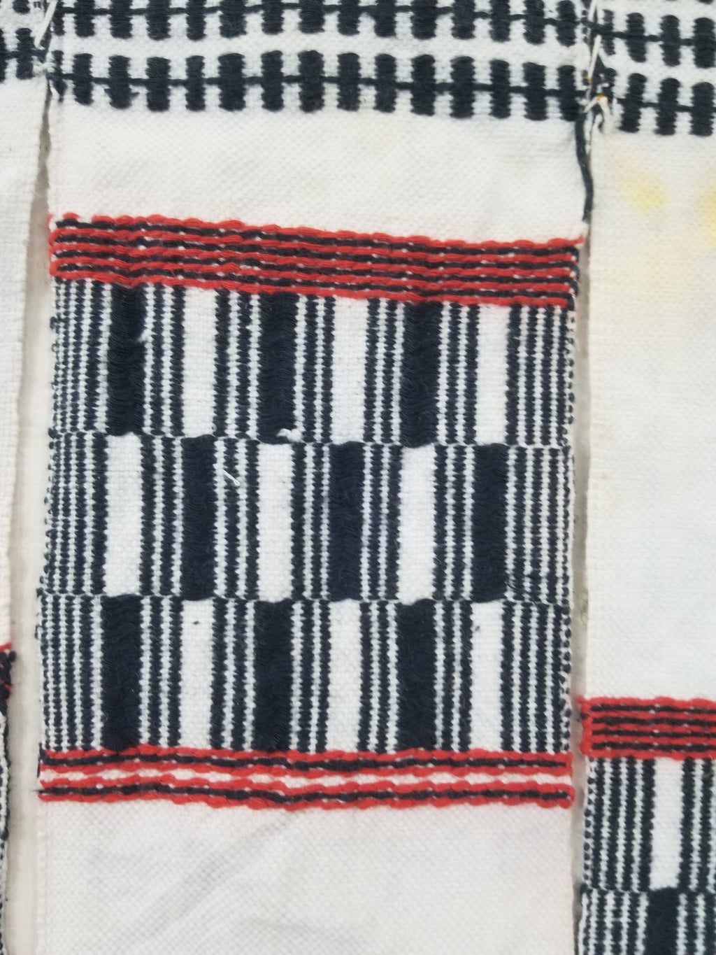 Vintage African Handwoven Ceremonial Cloth - Mali Textile 265x150cm