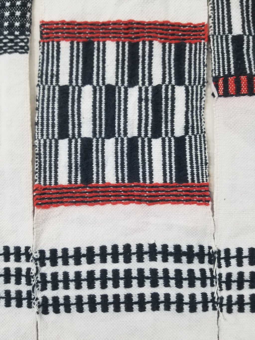 Vintage African Handwoven Ceremonial Cloth - Mali Textile 265x150cm