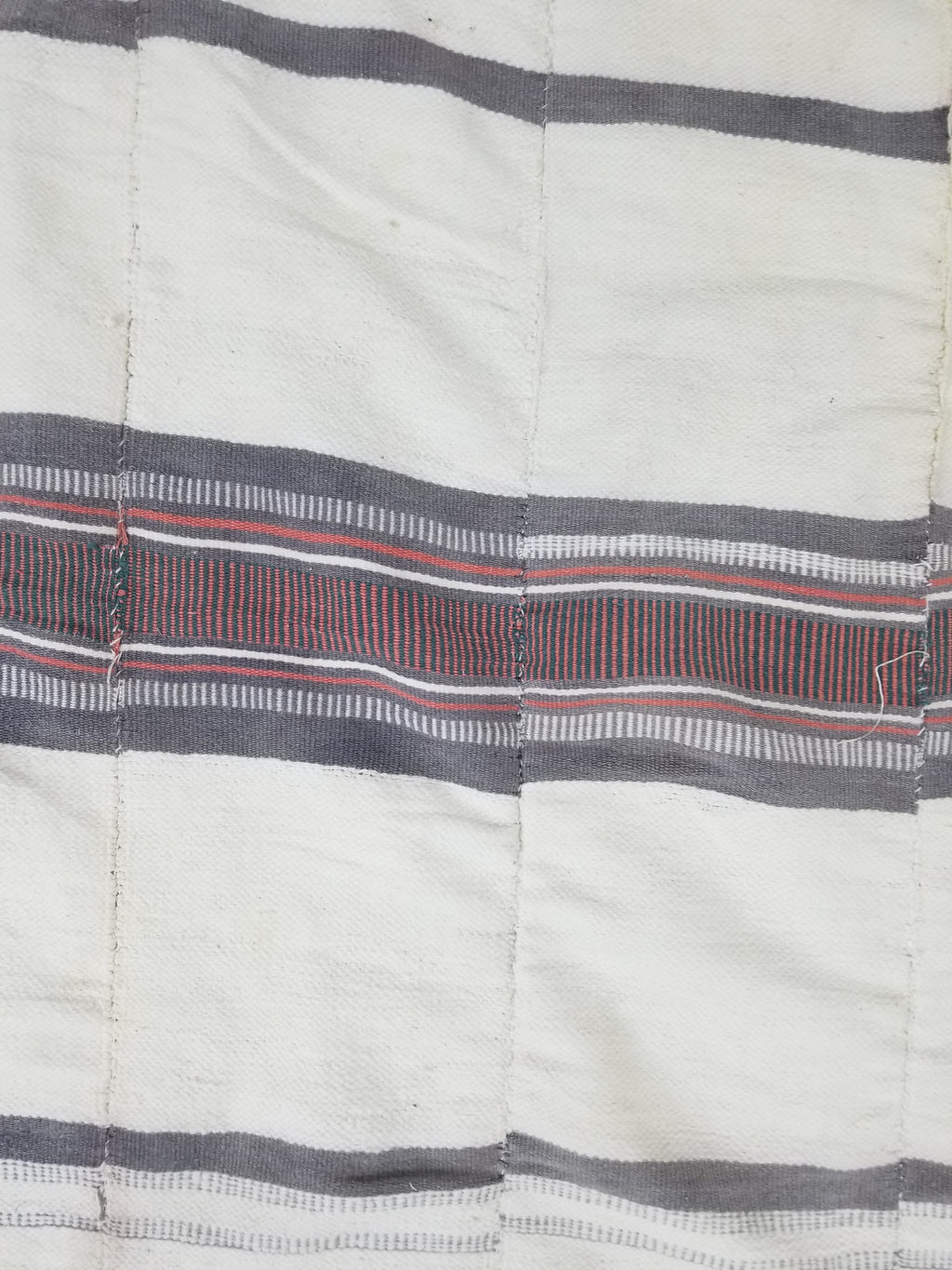 Vintage African Handwoven Mali Fulani Blanket Throw 218x142cm