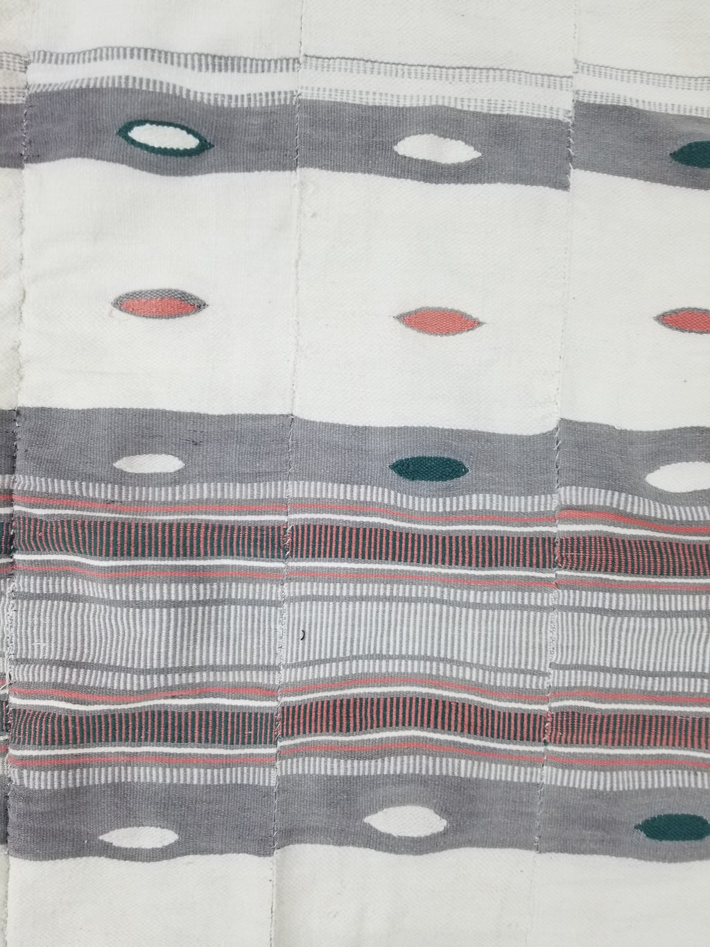 Vintage African Handwoven Mali Fulani Blanket Throw 218x142cm
