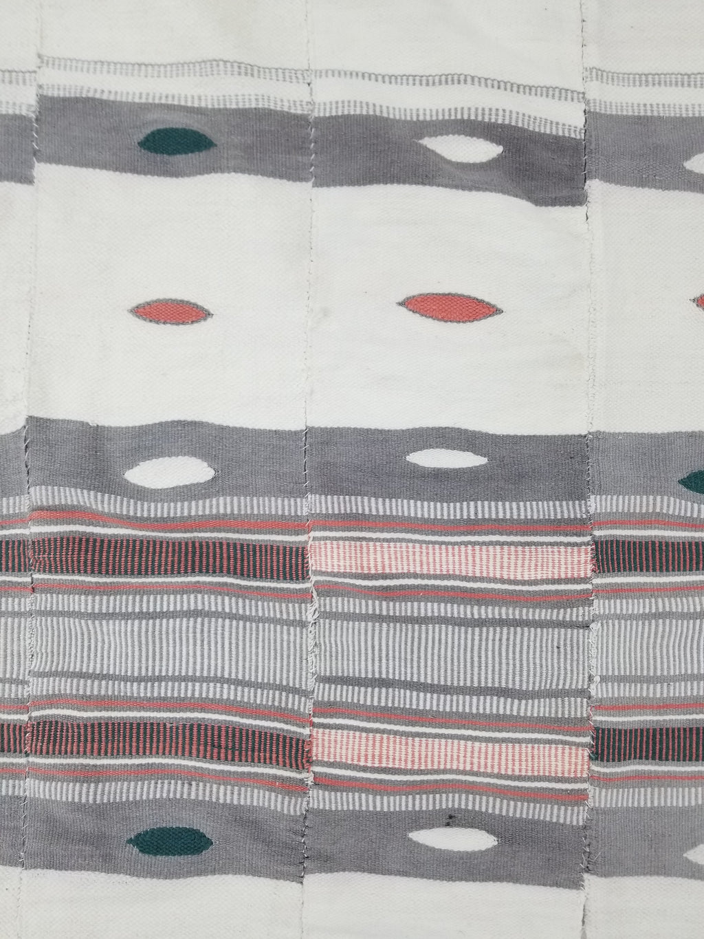Vintage African Handwoven Mali Fulani Blanket Throw 218x142cm