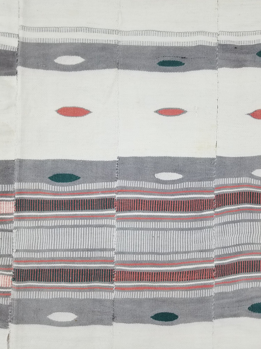 Vintage African Handwoven Mali Fulani Blanket Throw 218x142cm