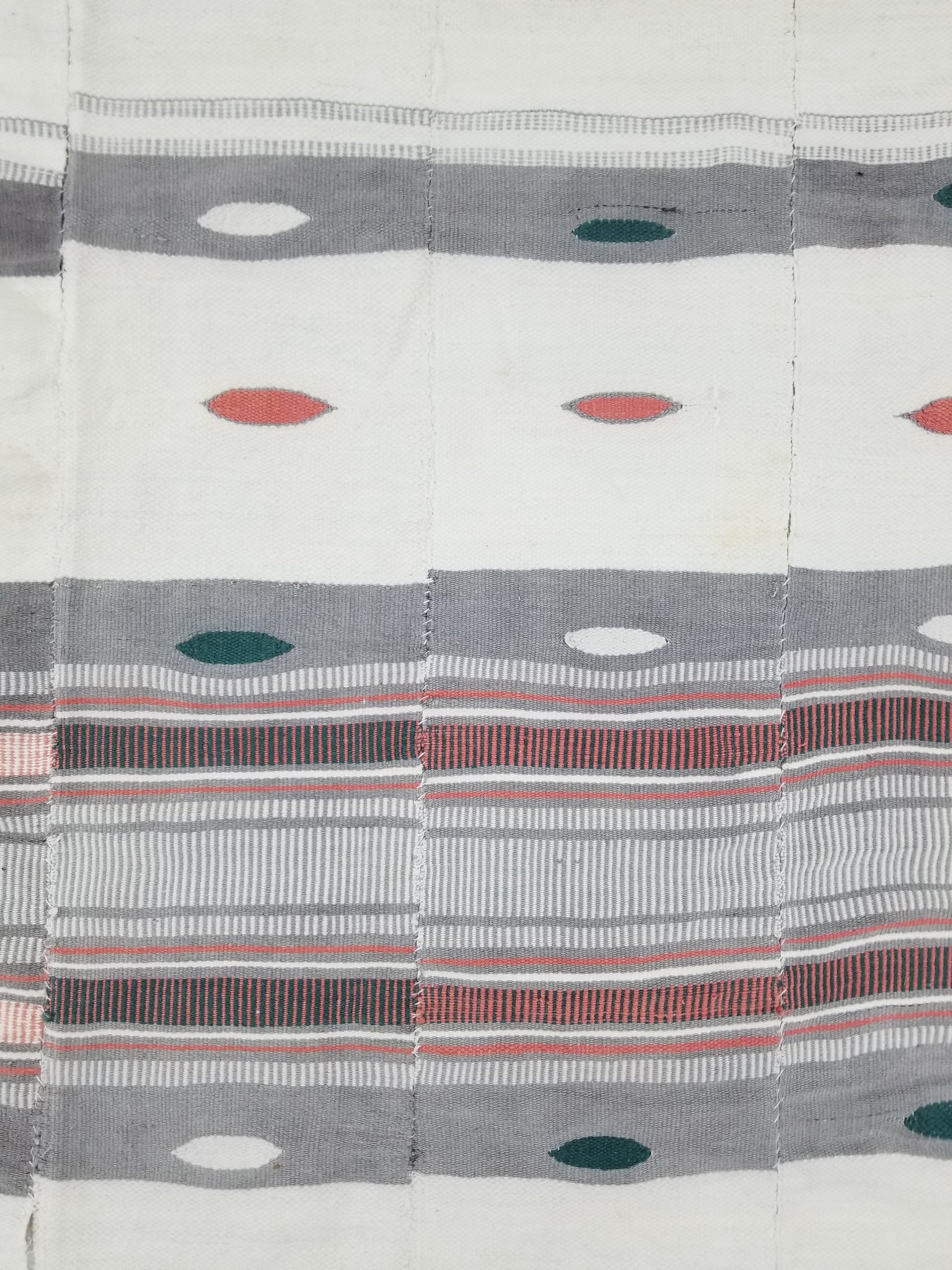 Vintage African Handwoven Mali Fulani Blanket Throw 218x142cm