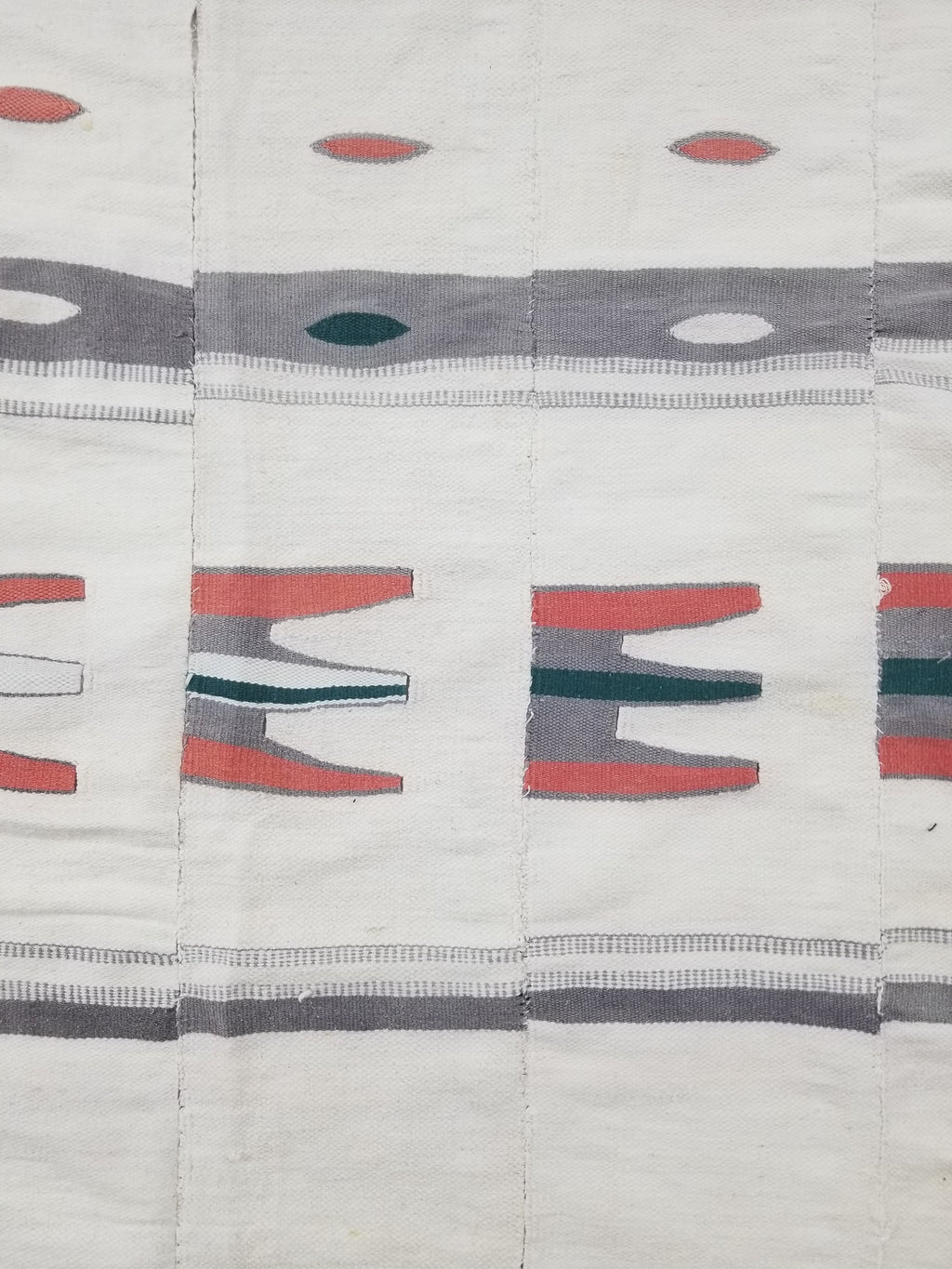 Vintage African Handwoven Mali Fulani Blanket Throw 218x142cm