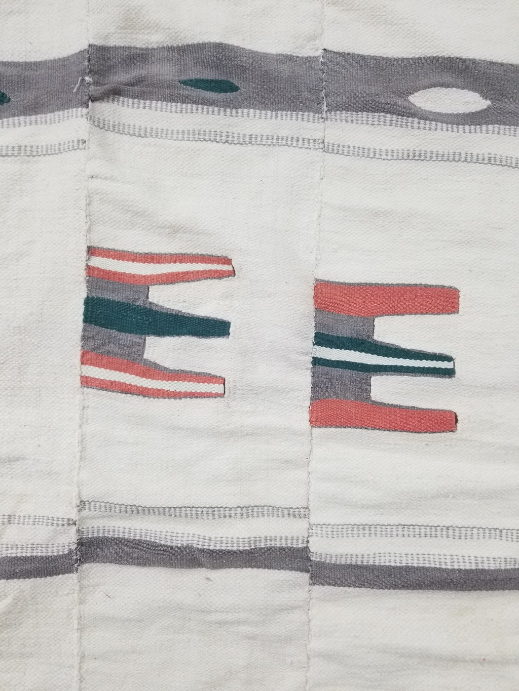 Vintage African Handwoven Mali Fulani Blanket Throw 218x142cm