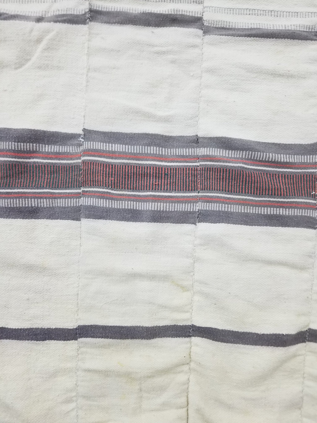 Vintage African Handwoven Mali Fulani Blanket Throw 218x142cm
