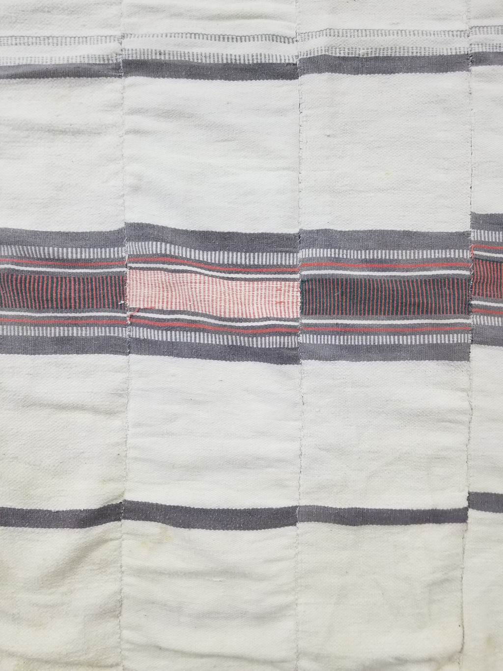 Vintage African Handwoven Mali Fulani Blanket Throw 218x142cm