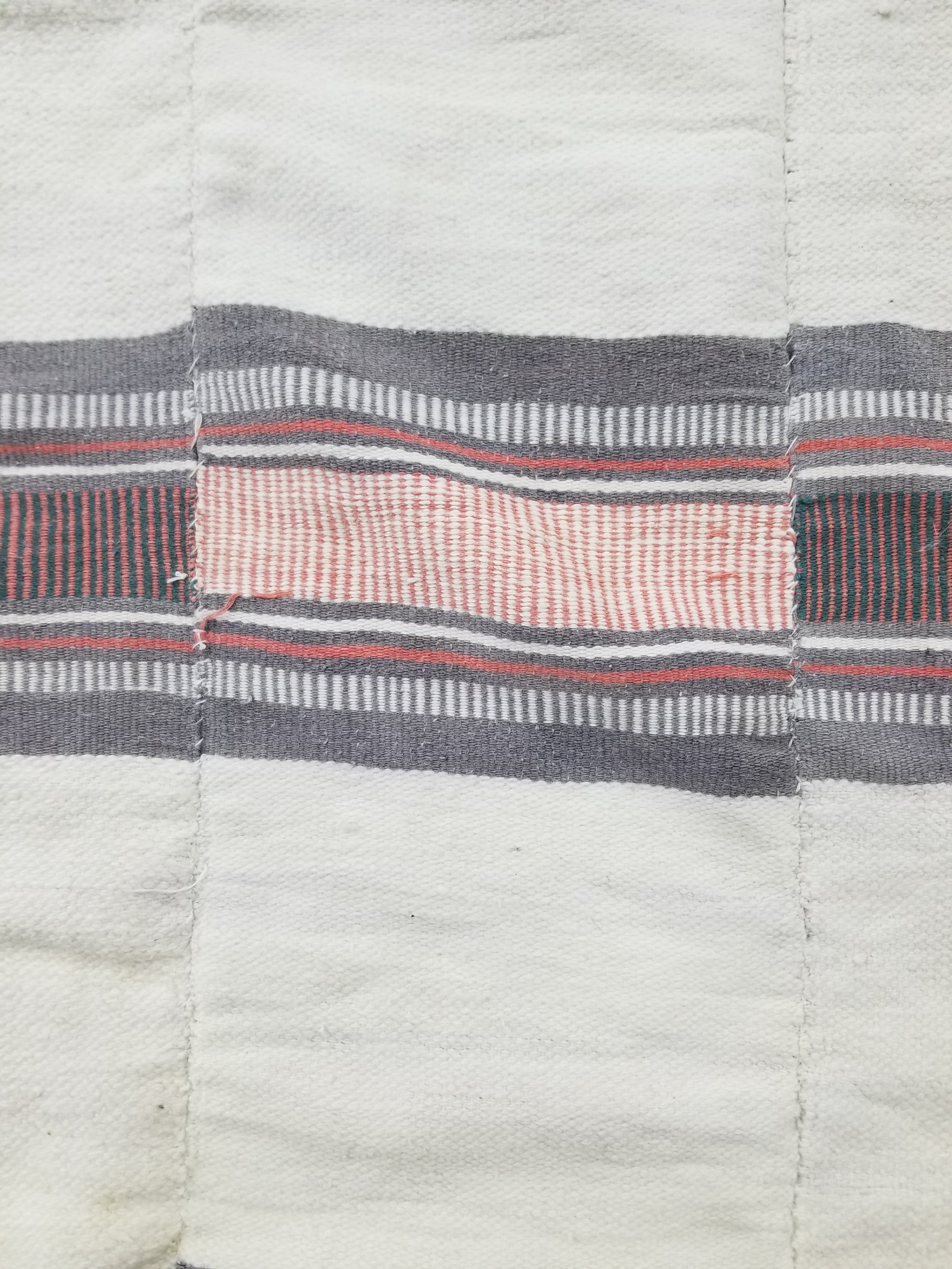 Vintage African Handwoven Mali Fulani Blanket Throw 218x142cm