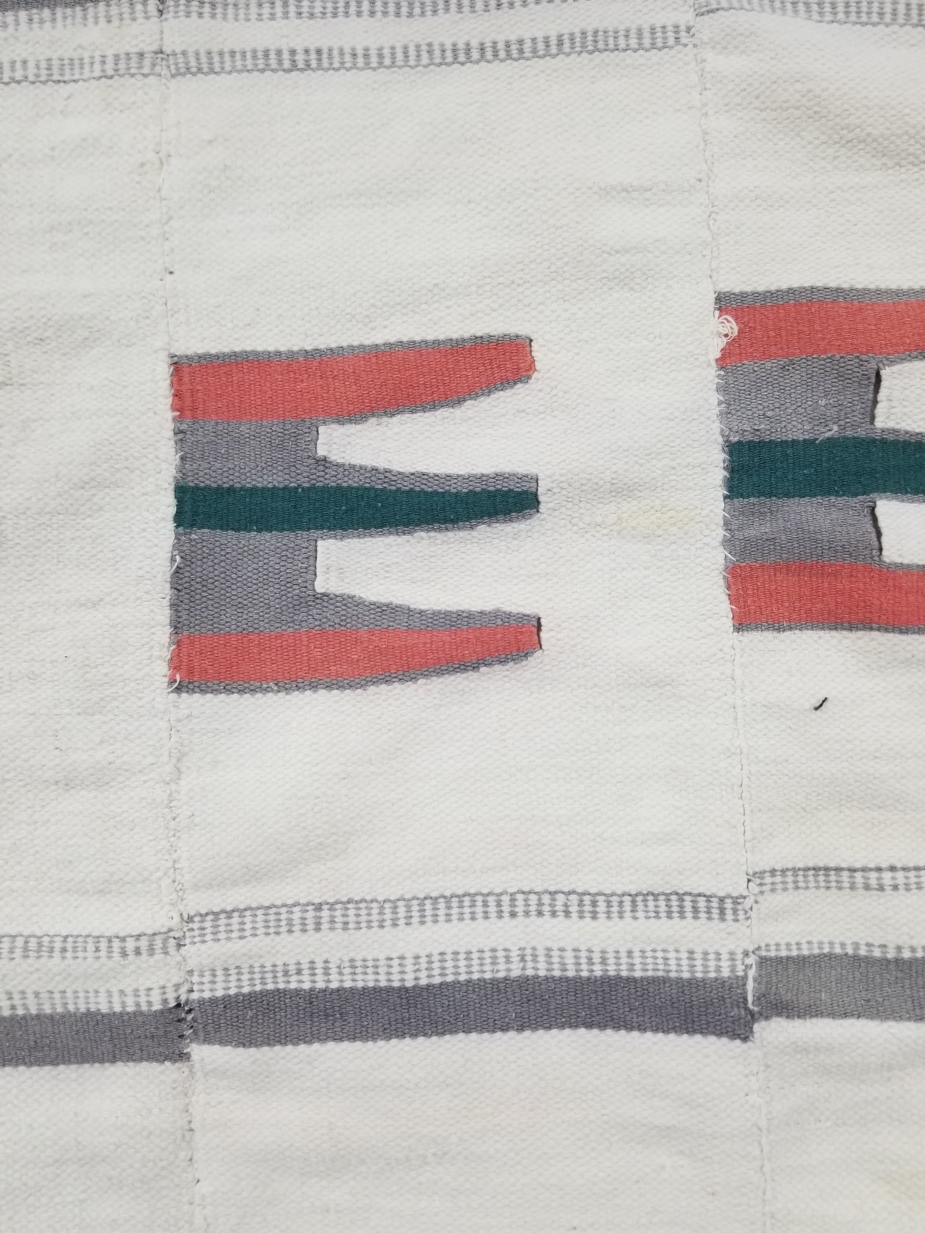 Vintage African Handwoven Mali Fulani Blanket Throw 218x142cm