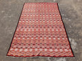 Vintage Traditional Handmade Moroccan Berber-style Wool Kilim Rug 285x183cms