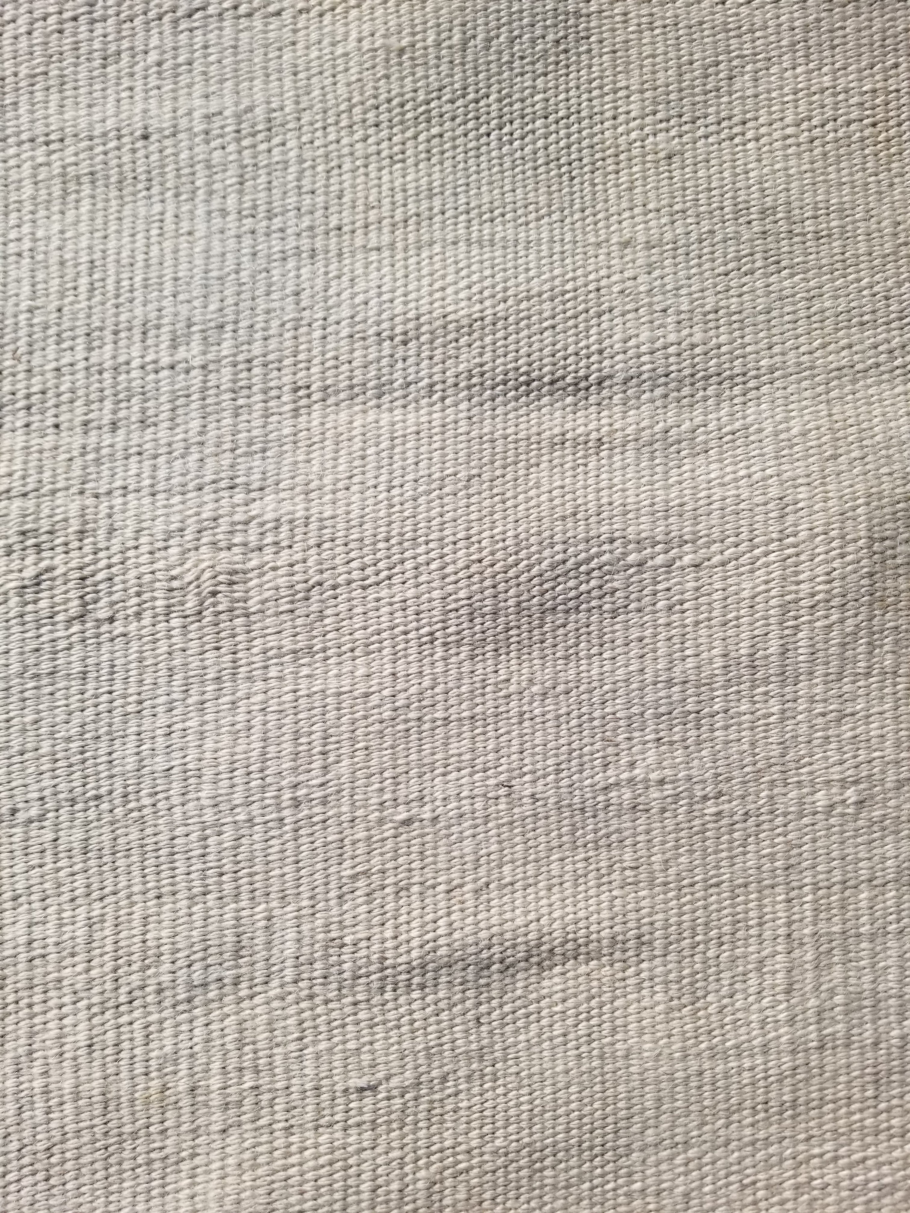 Vintage Traditional Handmade Scandinavian Minimalist Flatweave Wool Kilim Rug