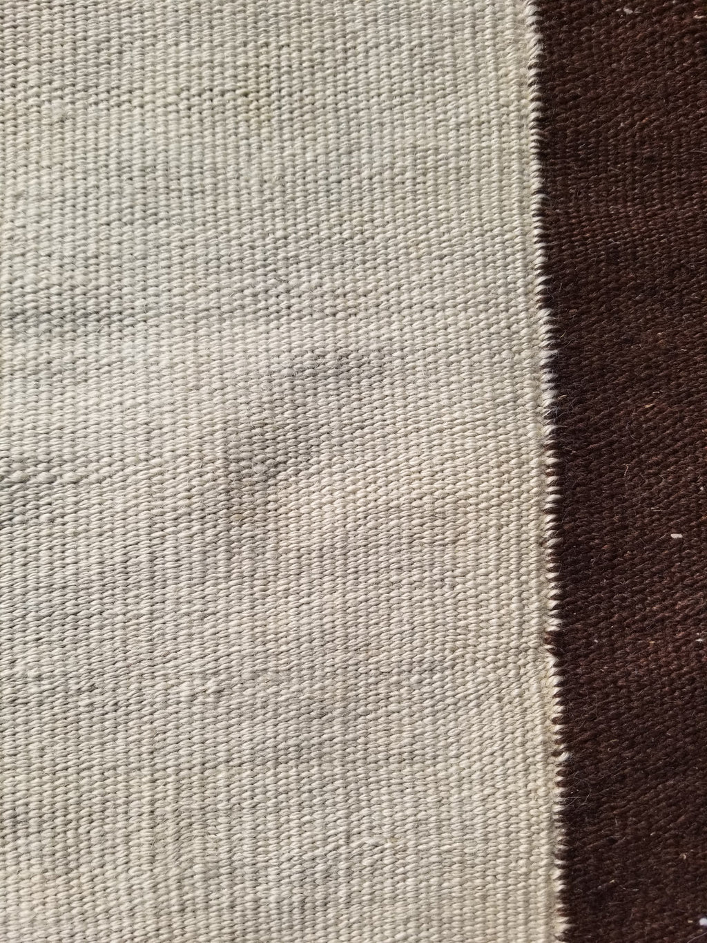 Vintage Traditional Handmade Scandinavian Minimalist Flatweave Wool Kilim Rug