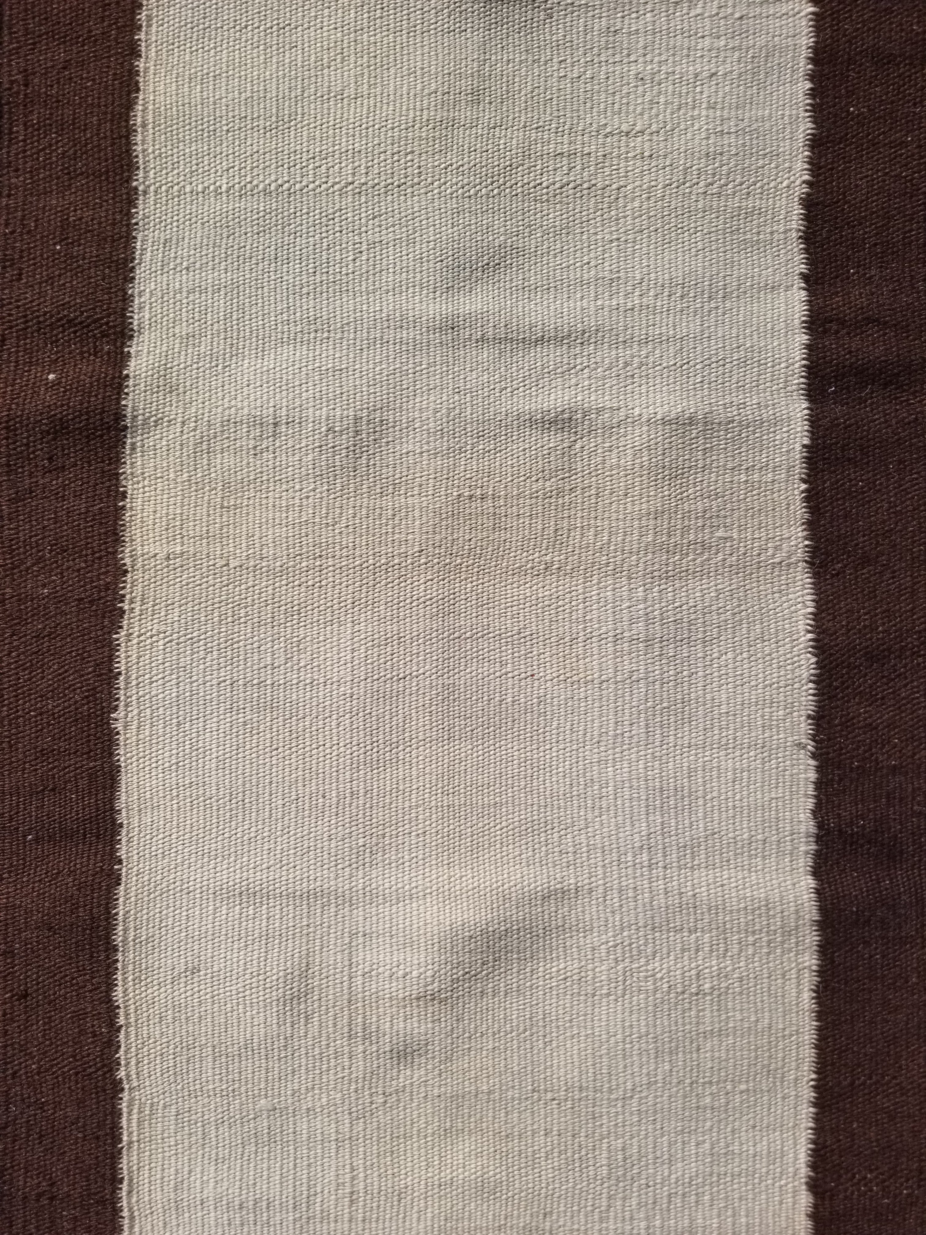 Vintage Traditional Handmade Scandinavian Minimalist Flatweave Wool Kilim Rug