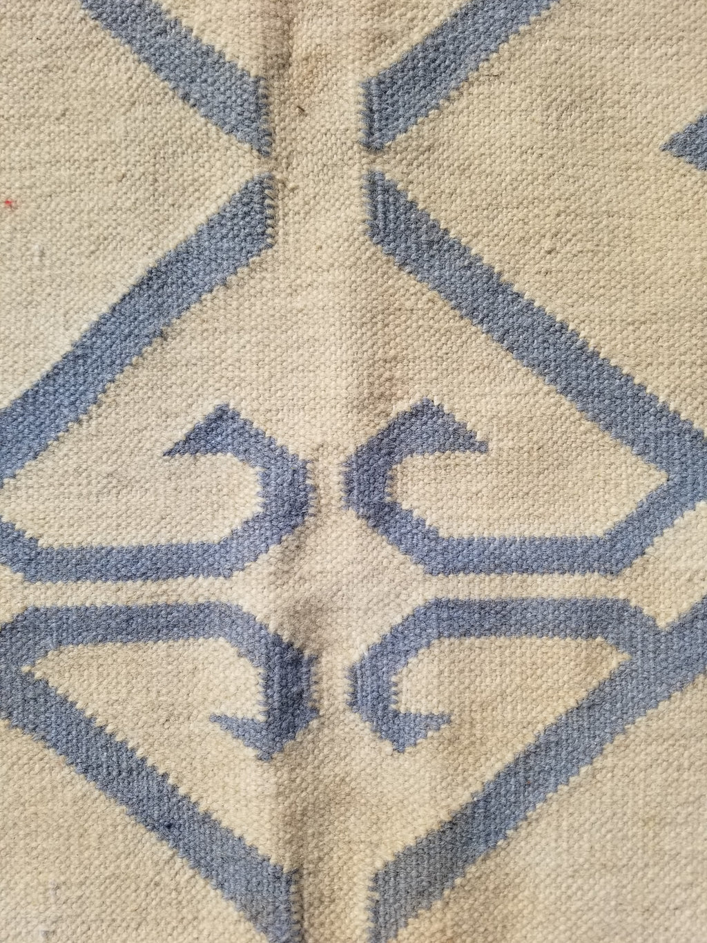 Vintage Traditional Handmade Scandinavian Flatweave Wool Kilim Rug 162x110cms