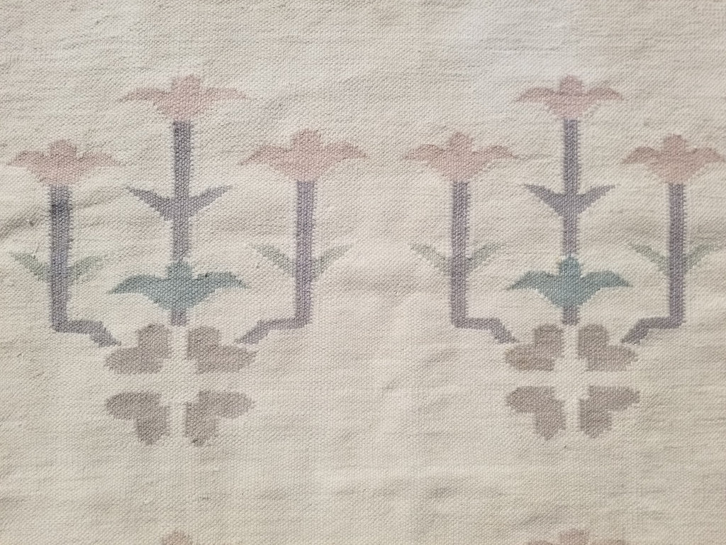 Vintage Traditional Handmade Swedish Flatweave Wool Kilim Rug 148x94cms