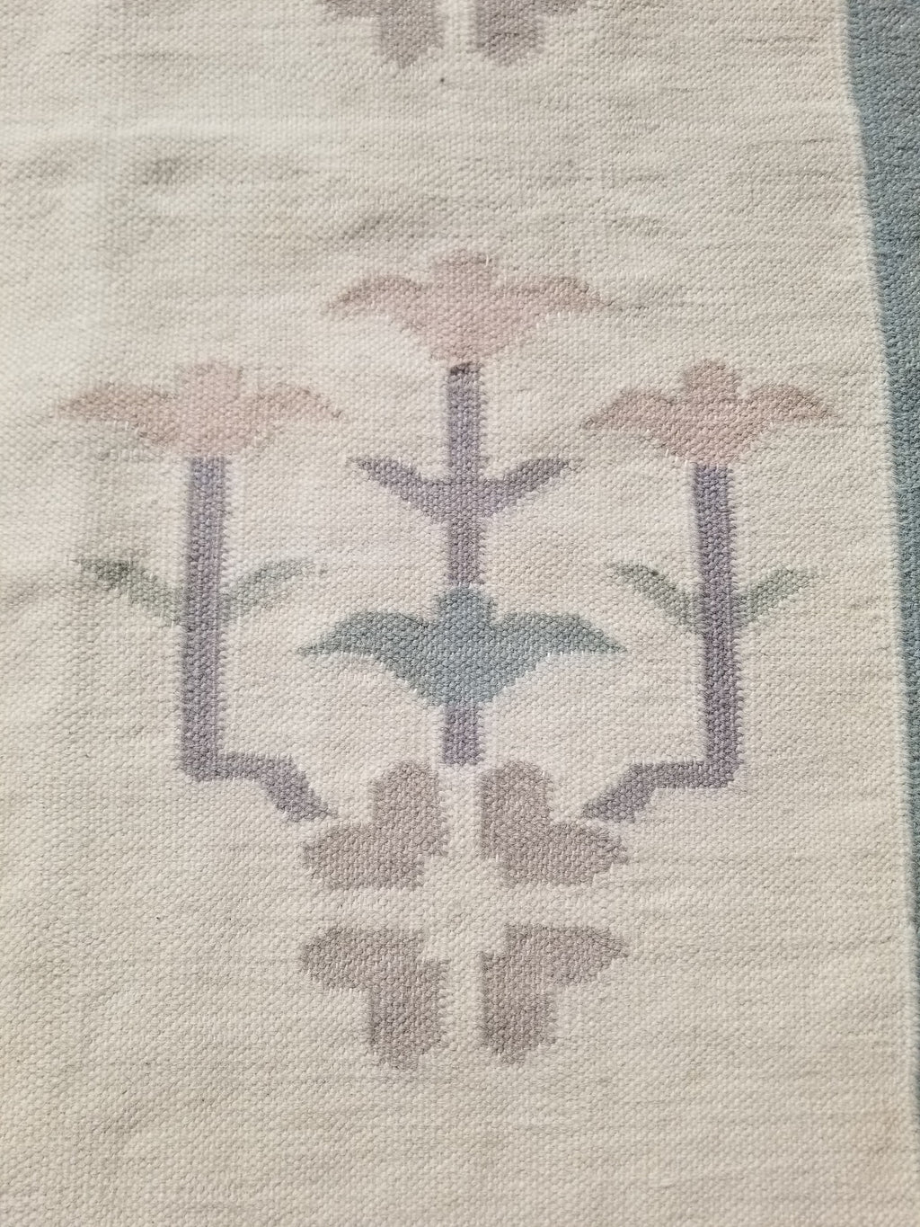 Vintage Traditional Handmade Swedish Flatweave Wool Kilim Rug 148x94cms