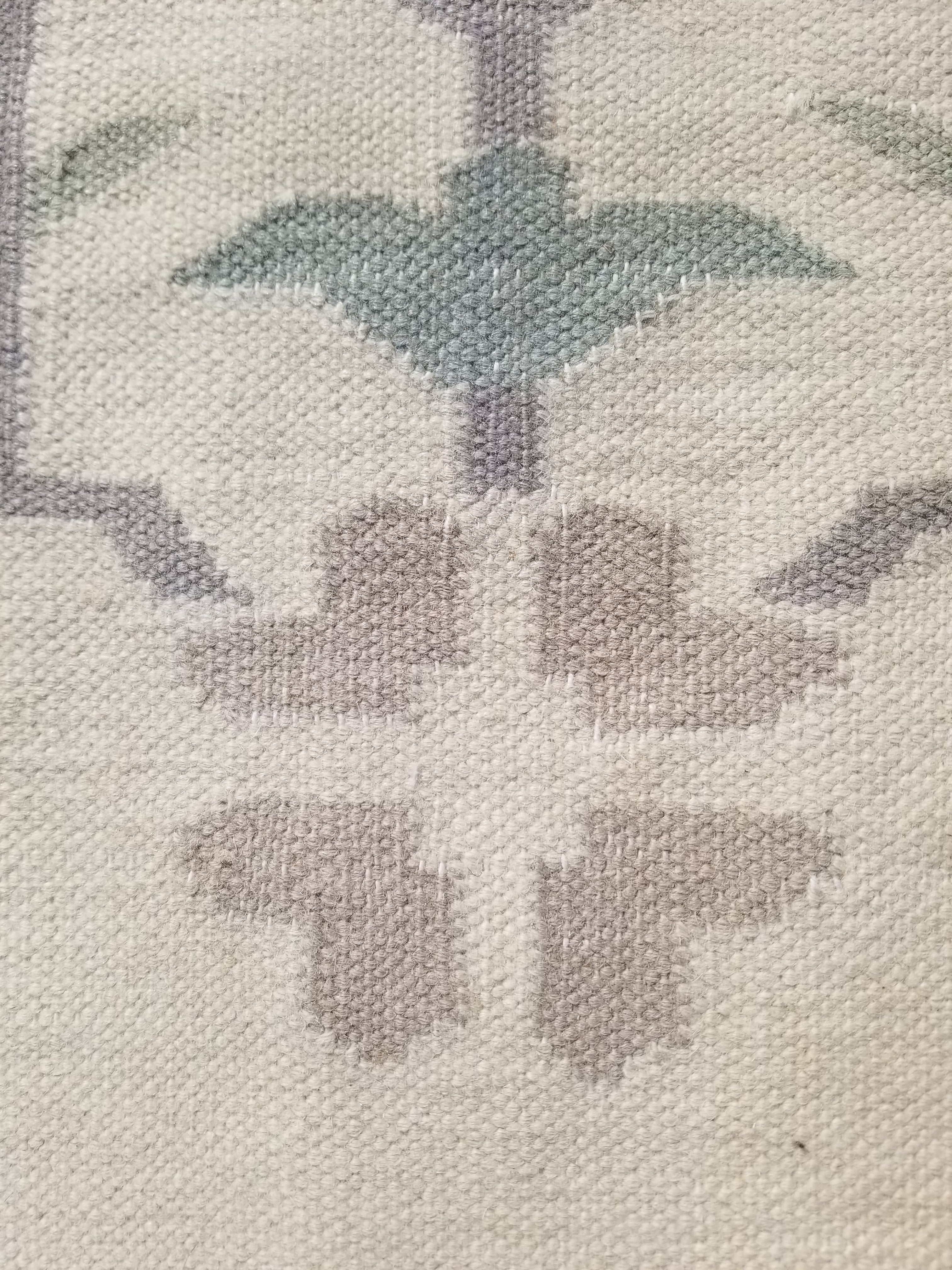 Vintage Traditional Handmade Swedish Flatweave Wool Kilim Rug 148x94cms
