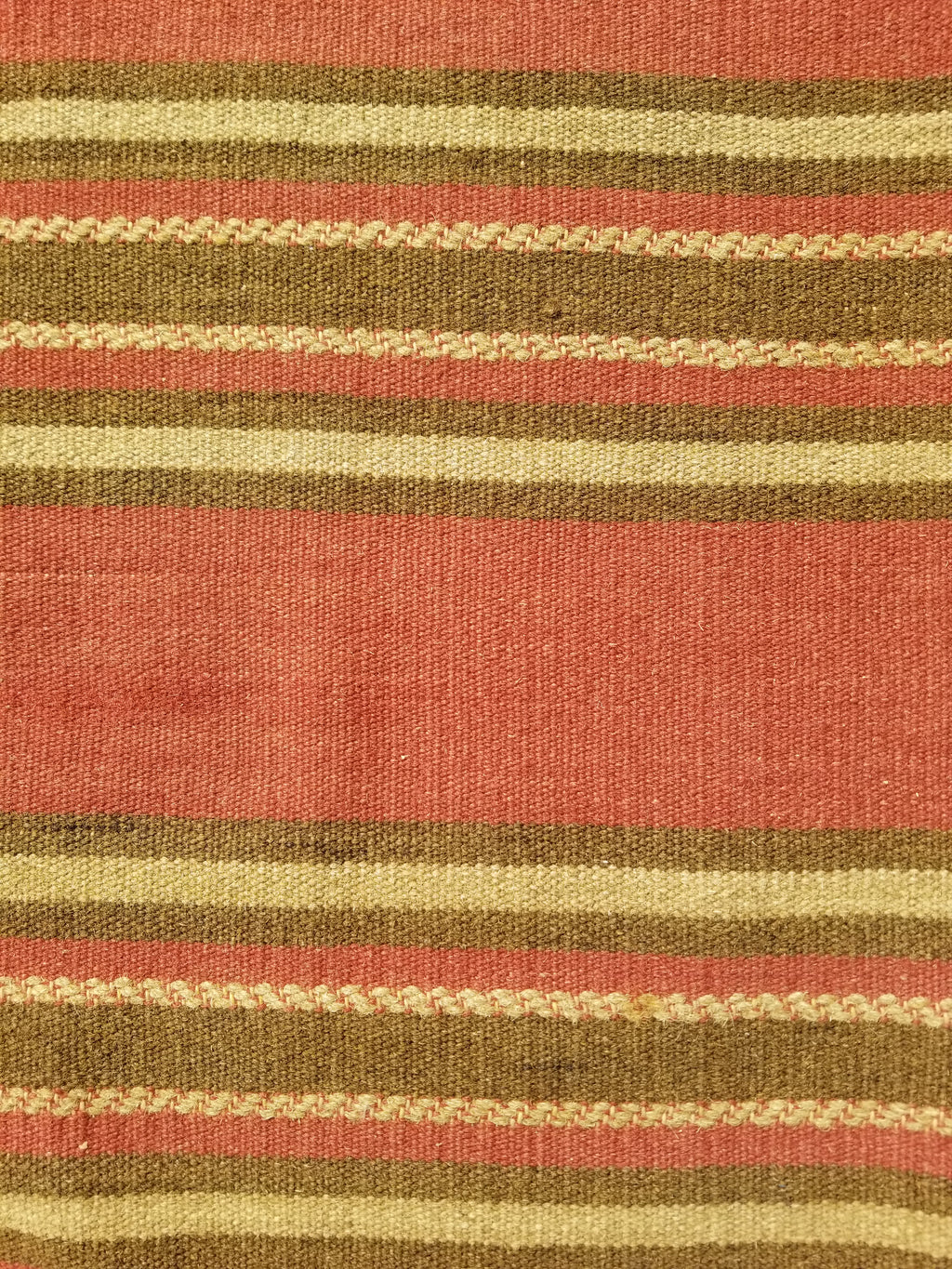Vintage Handmade Middle East Striped Flatweave Wool Textile Runner 156x57cms