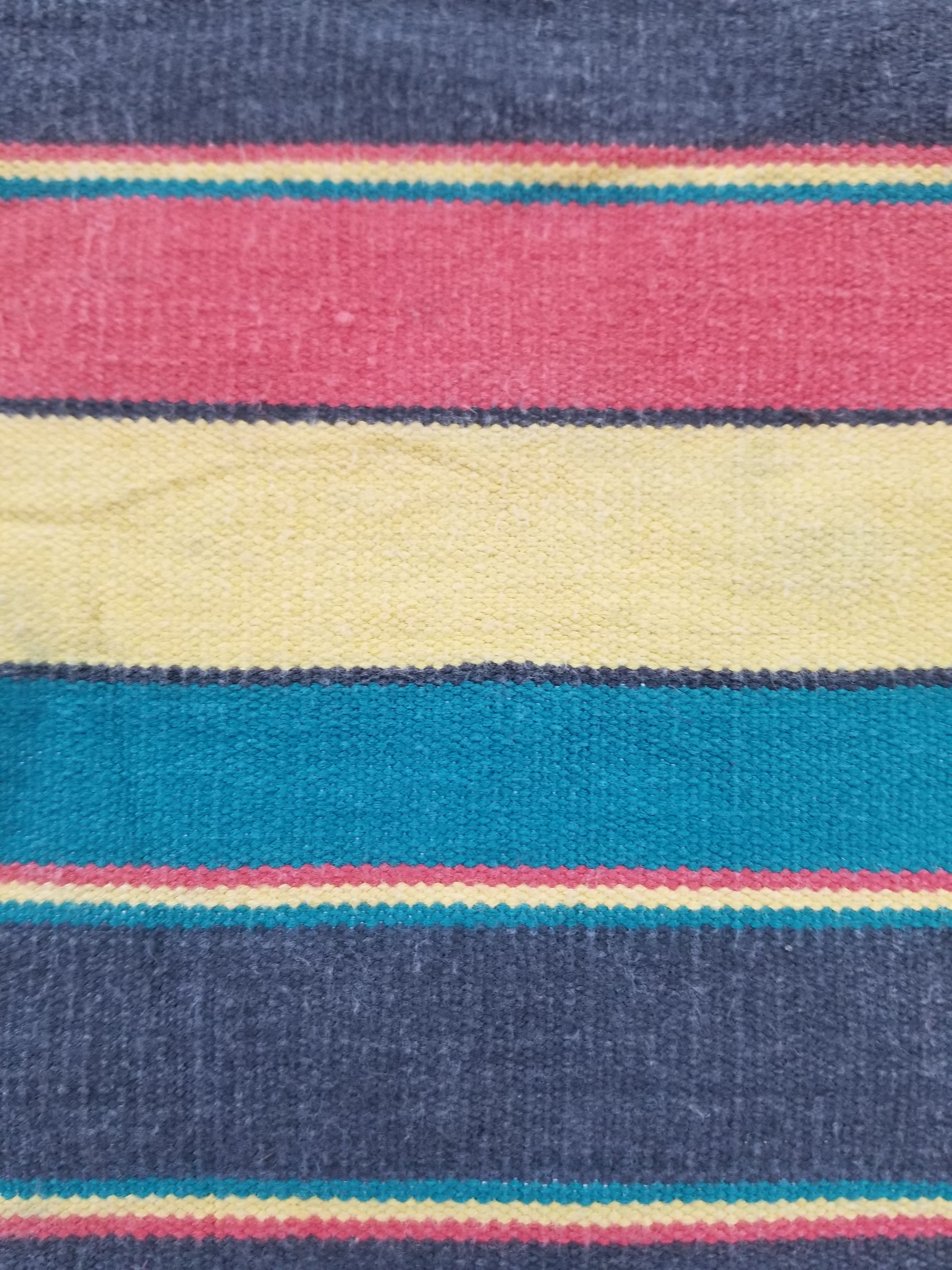 Vintage African Ceremonial 20th C Cloth EWE Strip-Woven Cotton GHANA 211x127cm