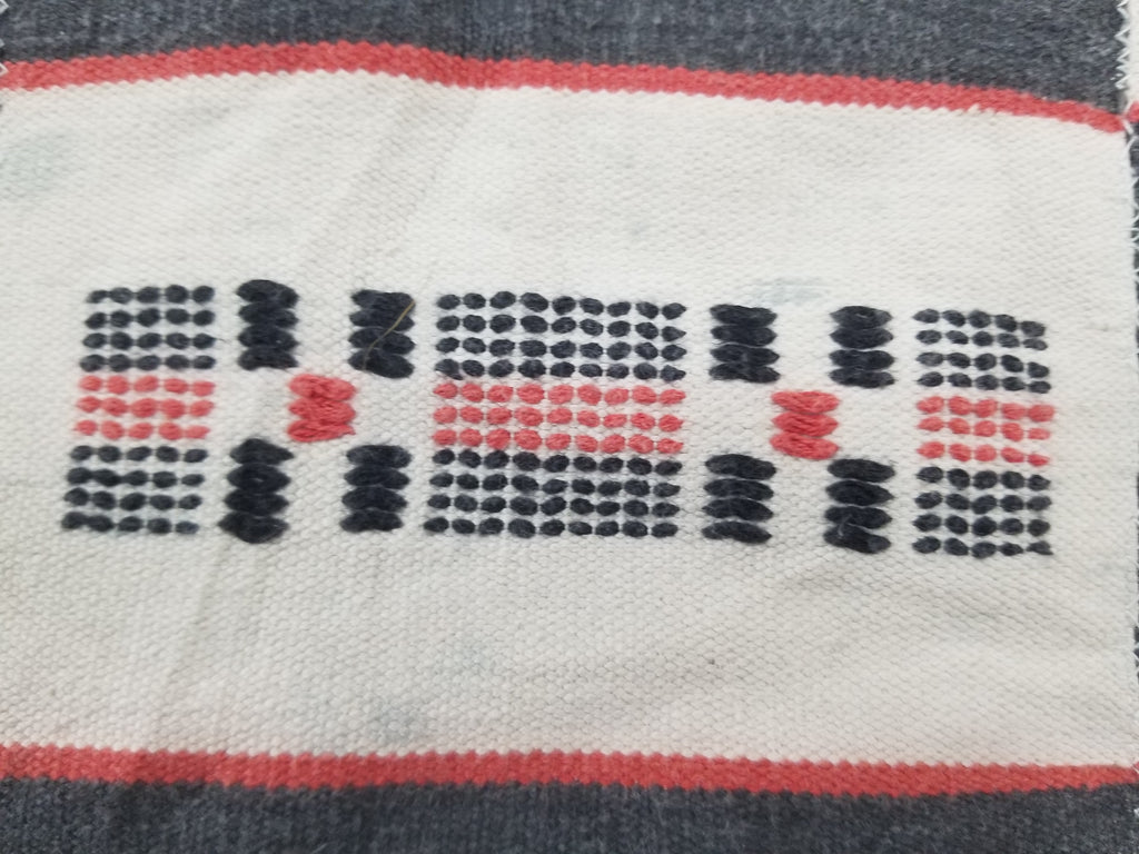 Vintage African Ceremonial 20th C Cloth EWE Strip-Woven Cotton GHANA 211x127cm