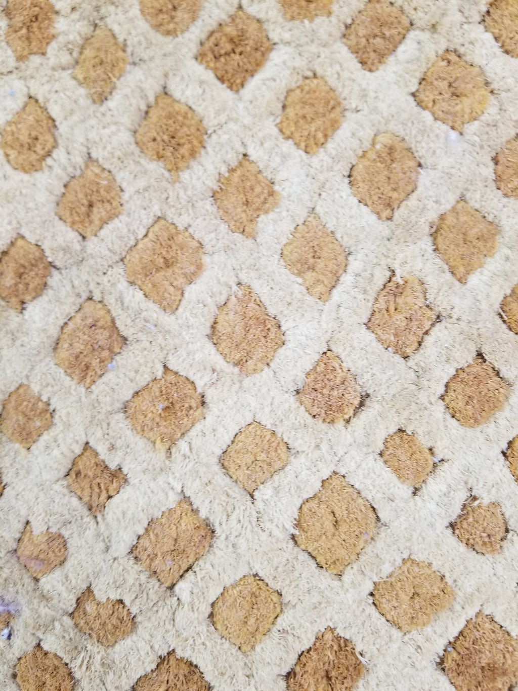 Antique Tribal African Kuba Cloth Velvet Embroidered Raffia Textile 144x63cm