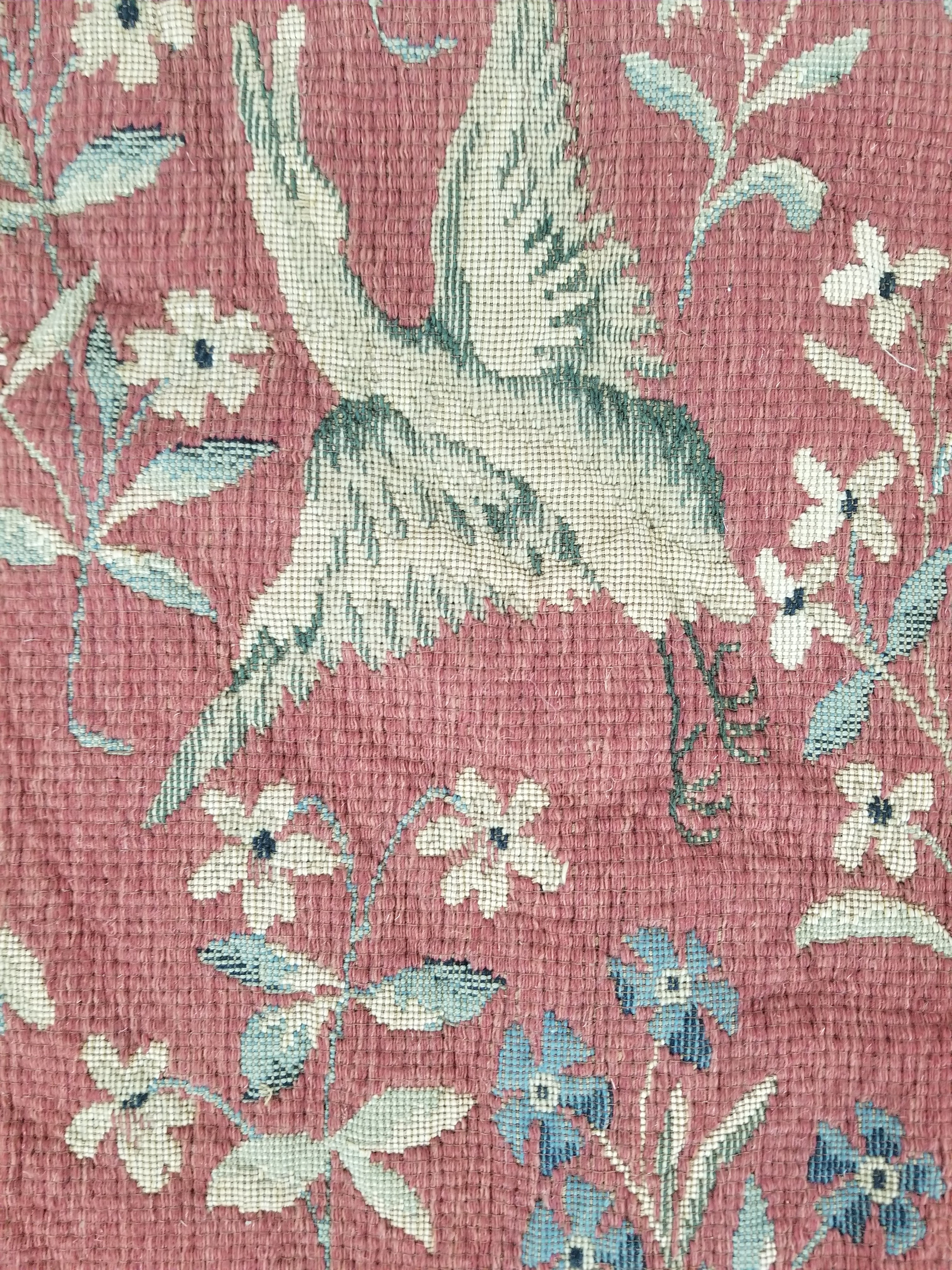 Antique European Lady & The Unicorn Medieval Wall Hanging Tapestry 222x168cm