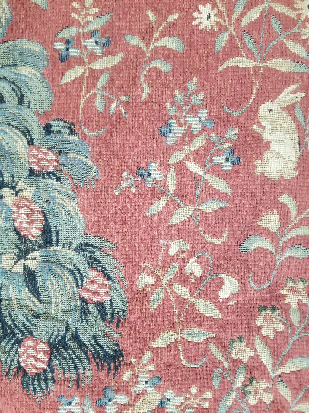 Antique European Lady & The Unicorn Medieval Wall Hanging Tapestry 222x168cm