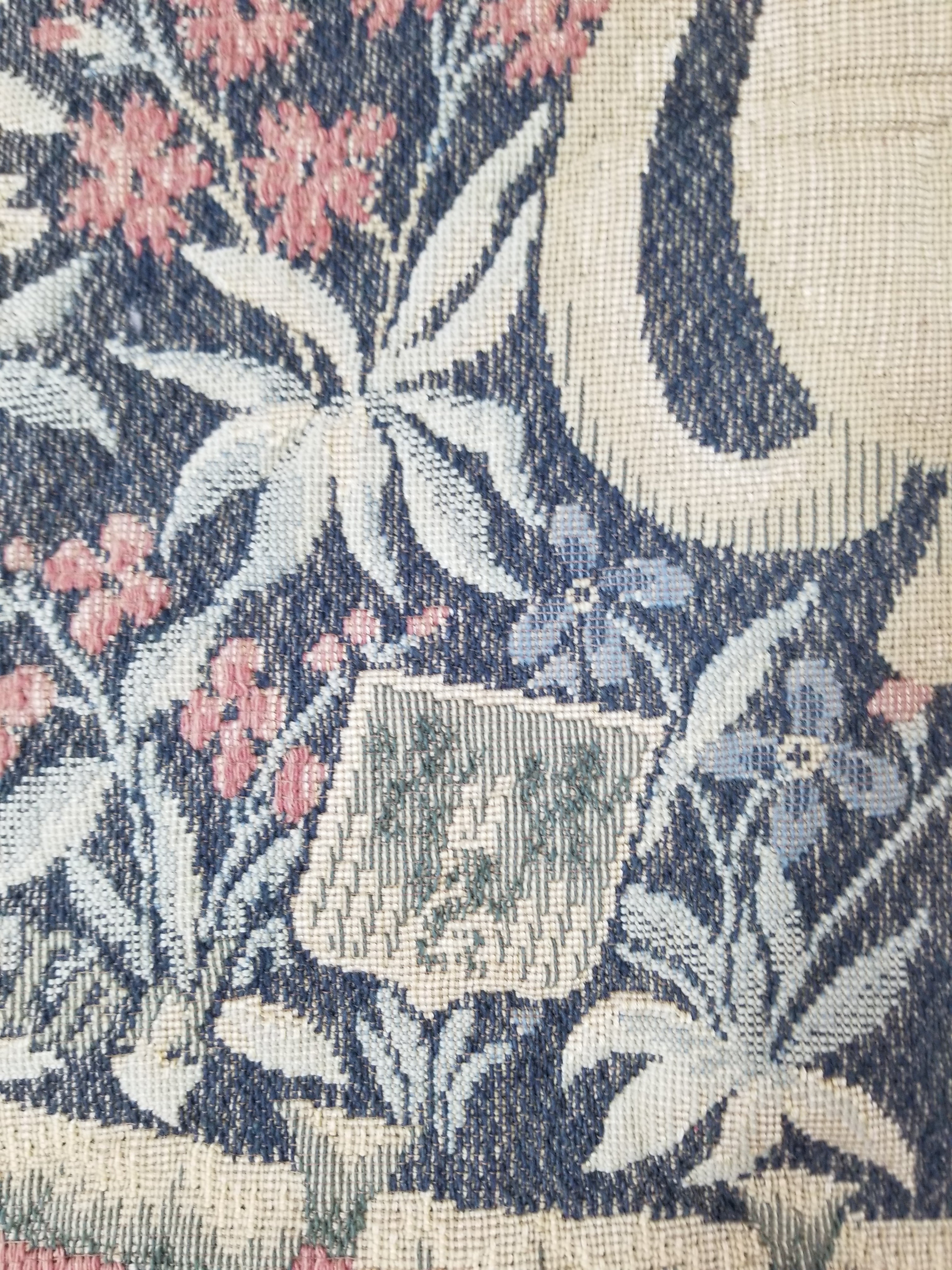 Antique European Lady & The Unicorn Medieval Wall Hanging Tapestry 222x168cm
