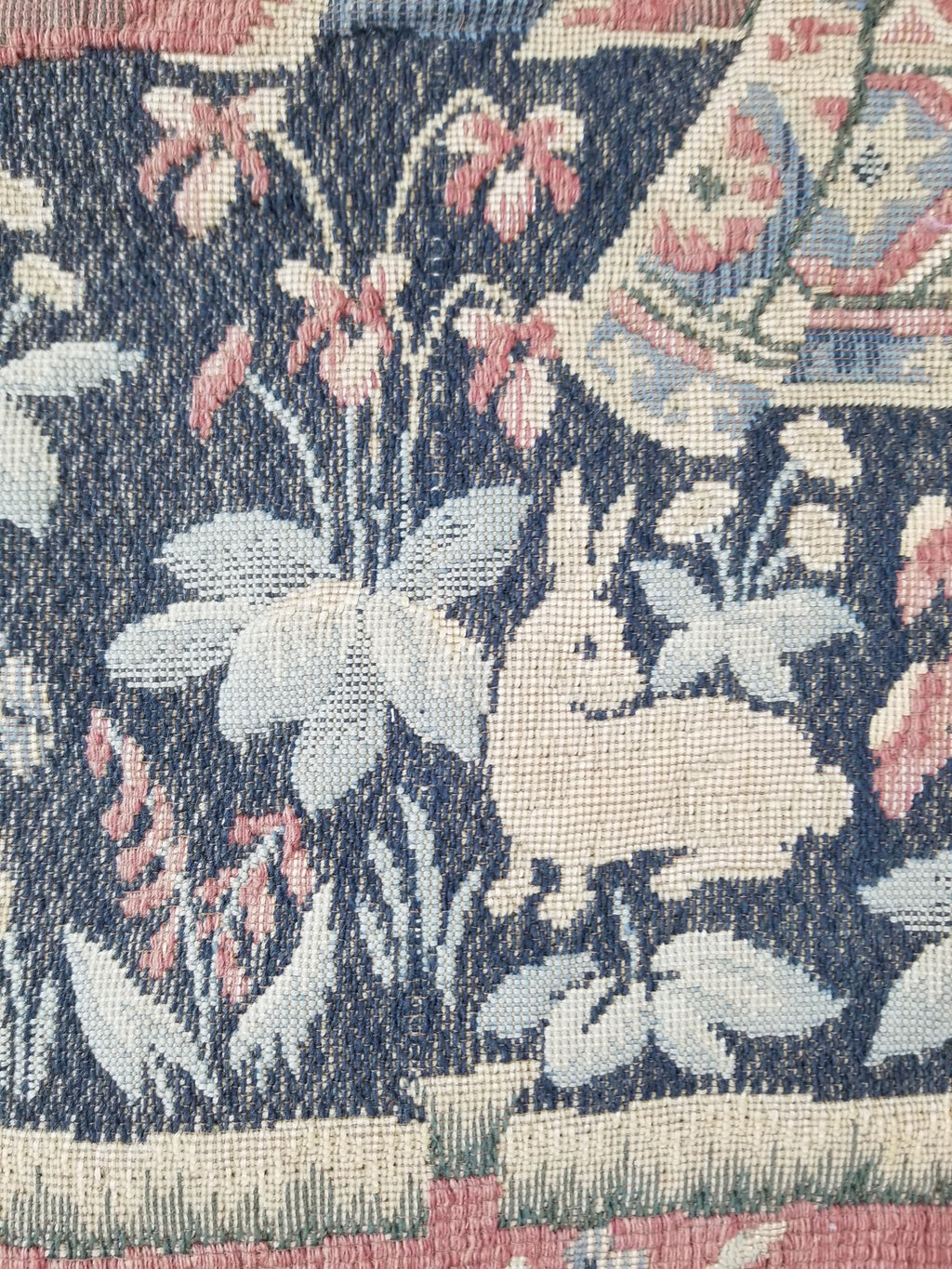 Antique European Lady & The Unicorn Medieval Wall Hanging Tapestry 222x168cm