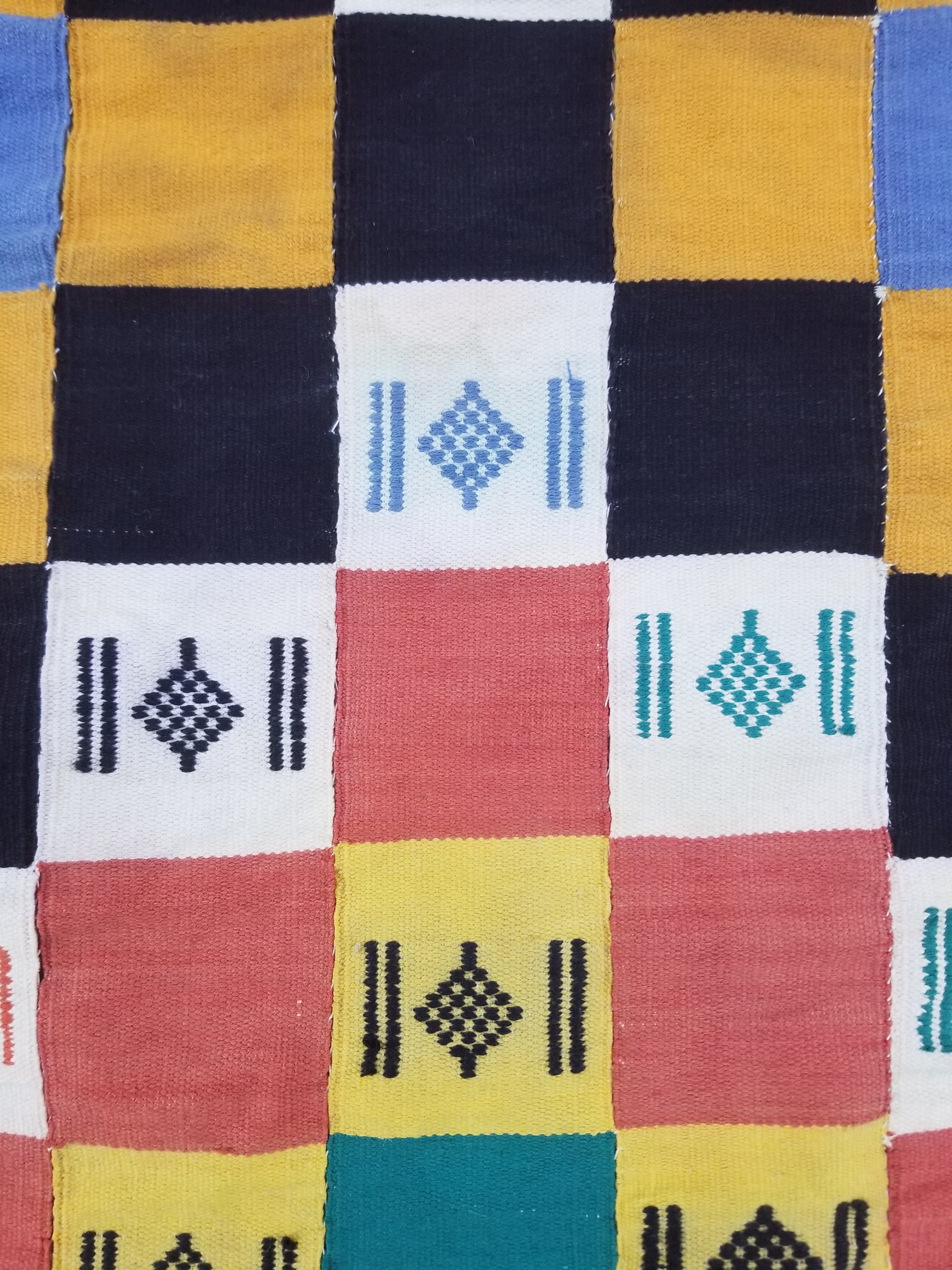 Vintage African Handwoven Ewe Kente Cloth - Ghana Textile Art 238x130cm