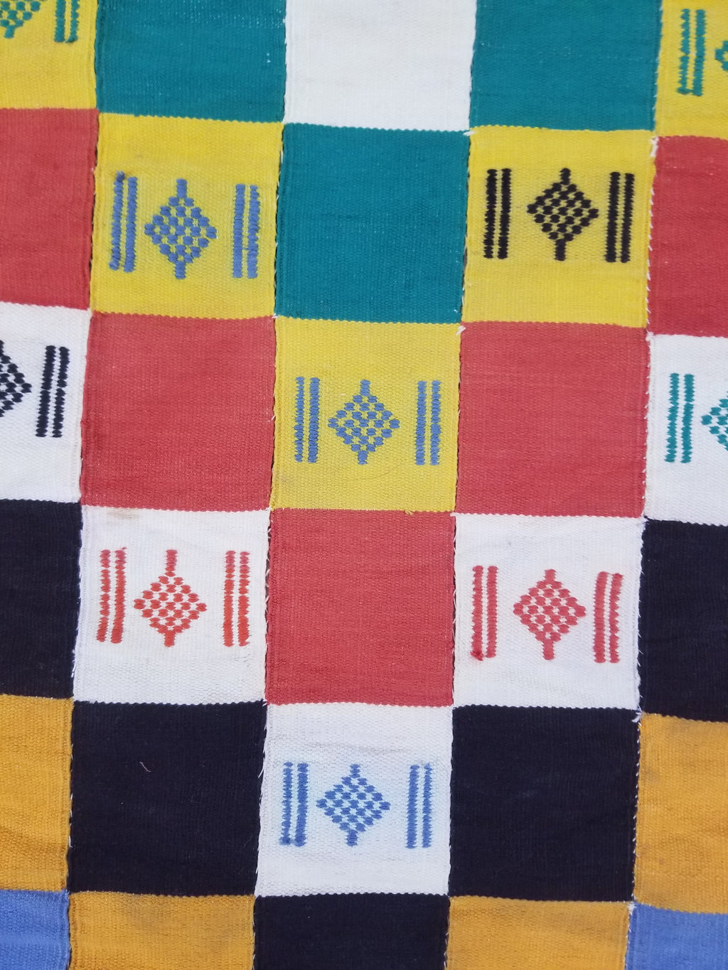 Vintage African Handwoven Ewe Kente Cloth - Ghana Textile Art 238x130cm