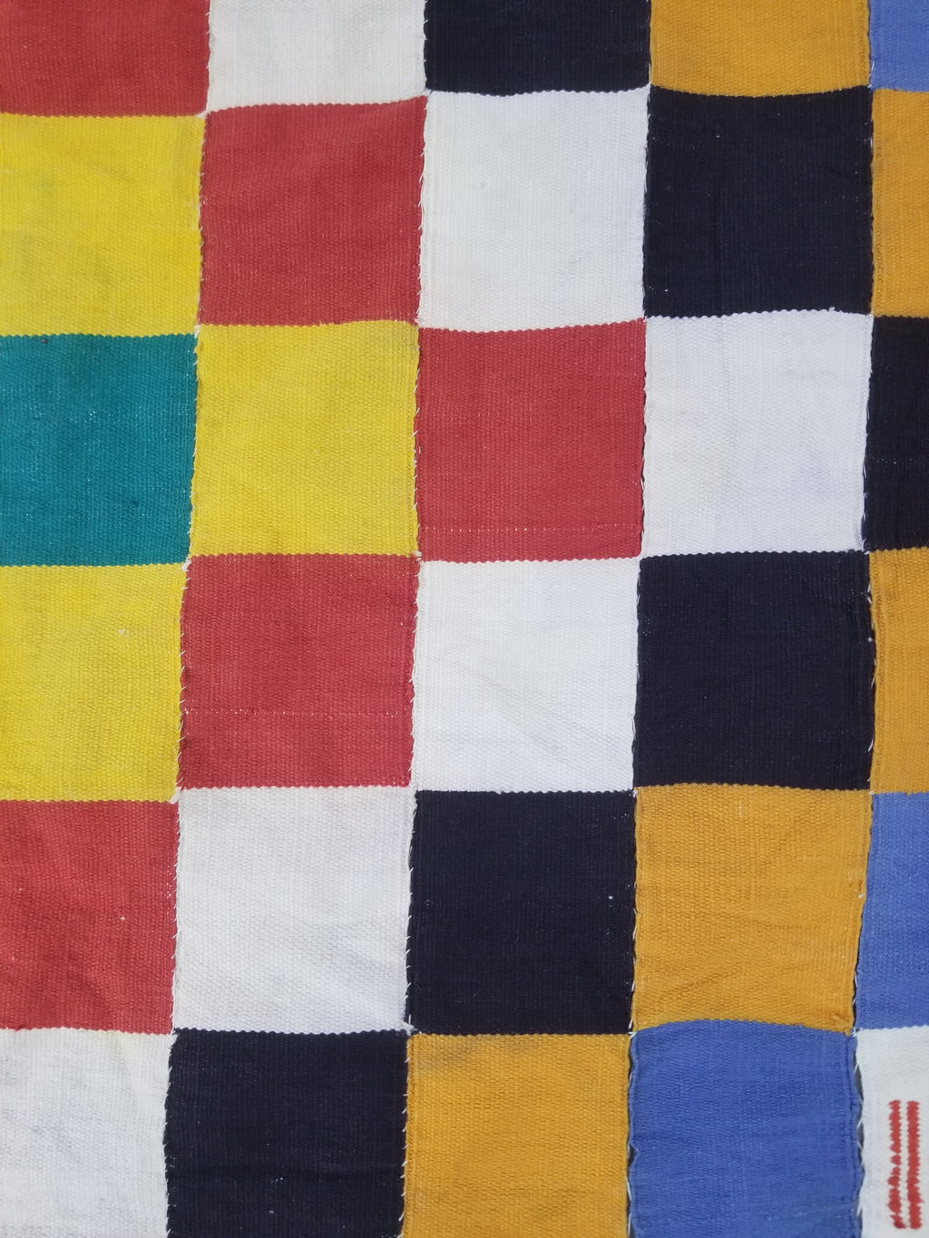 Vintage African Handwoven Ewe Kente Cloth - Ghana Textile Art 238x130cm