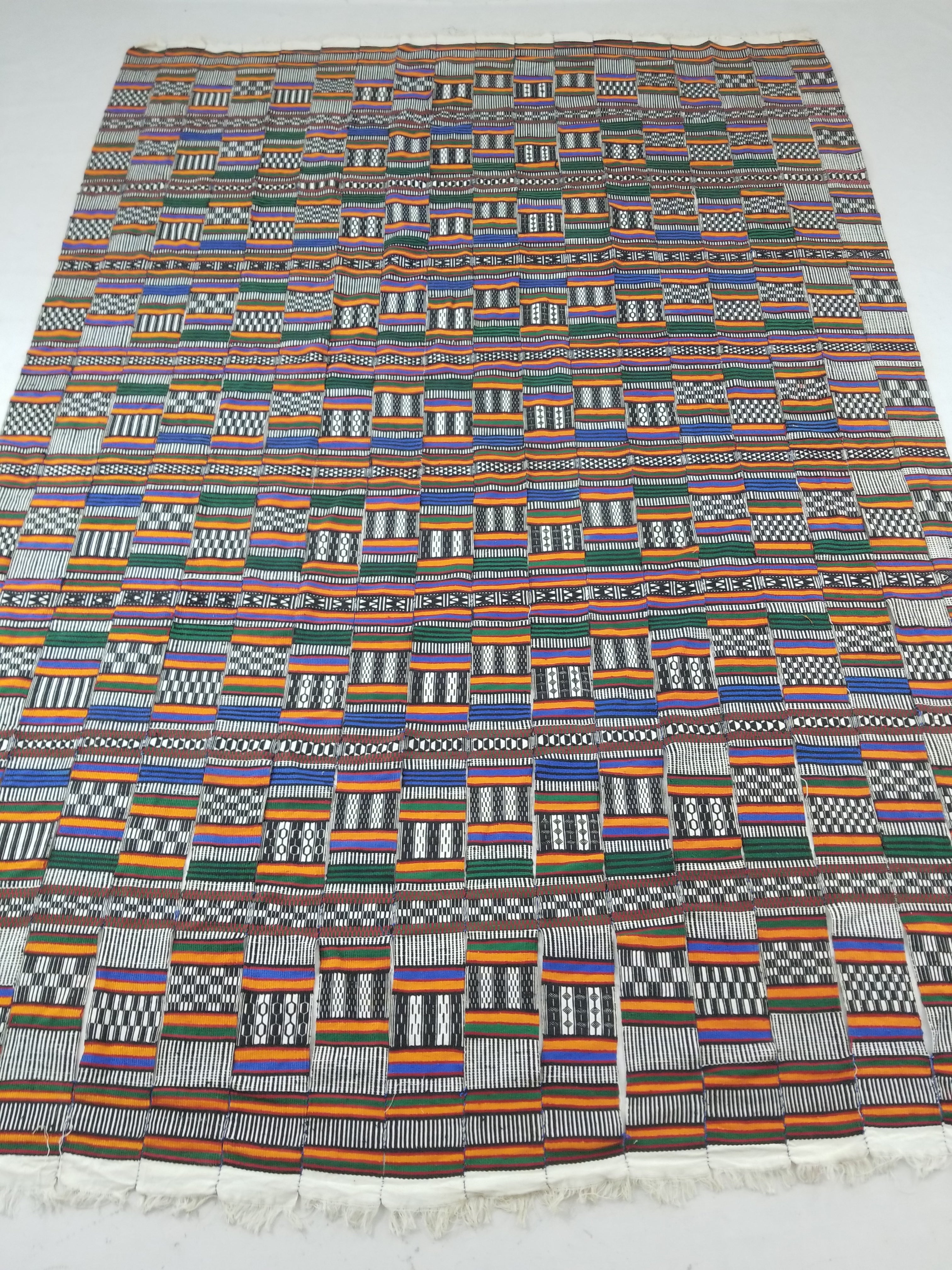 Vintage Traditional Handwoven Niger Souban Cloth - Blanket Textile 285x195cm