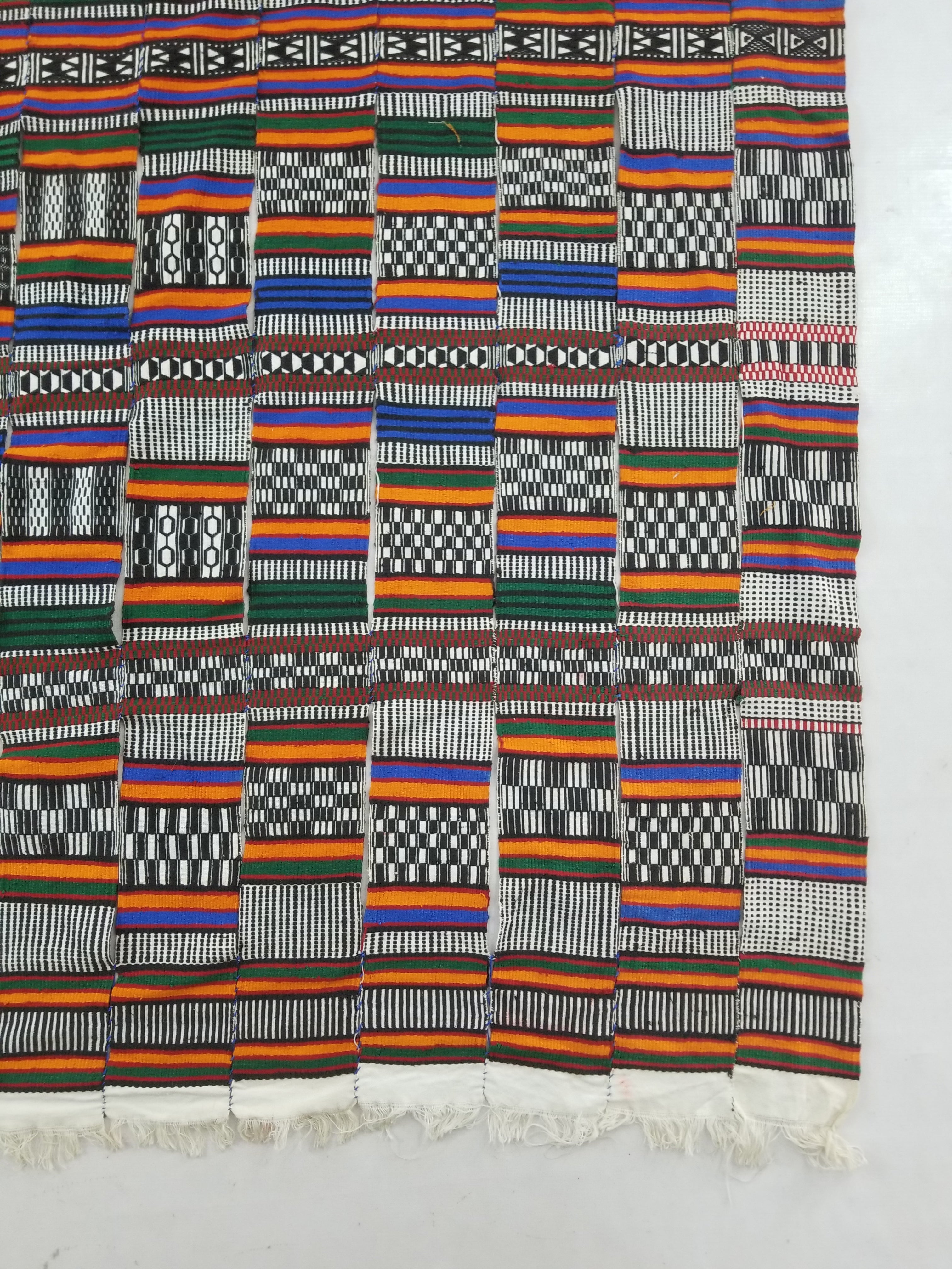 Vintage Traditional Handwoven Niger Souban Cloth - Blanket Textile 285x195cm