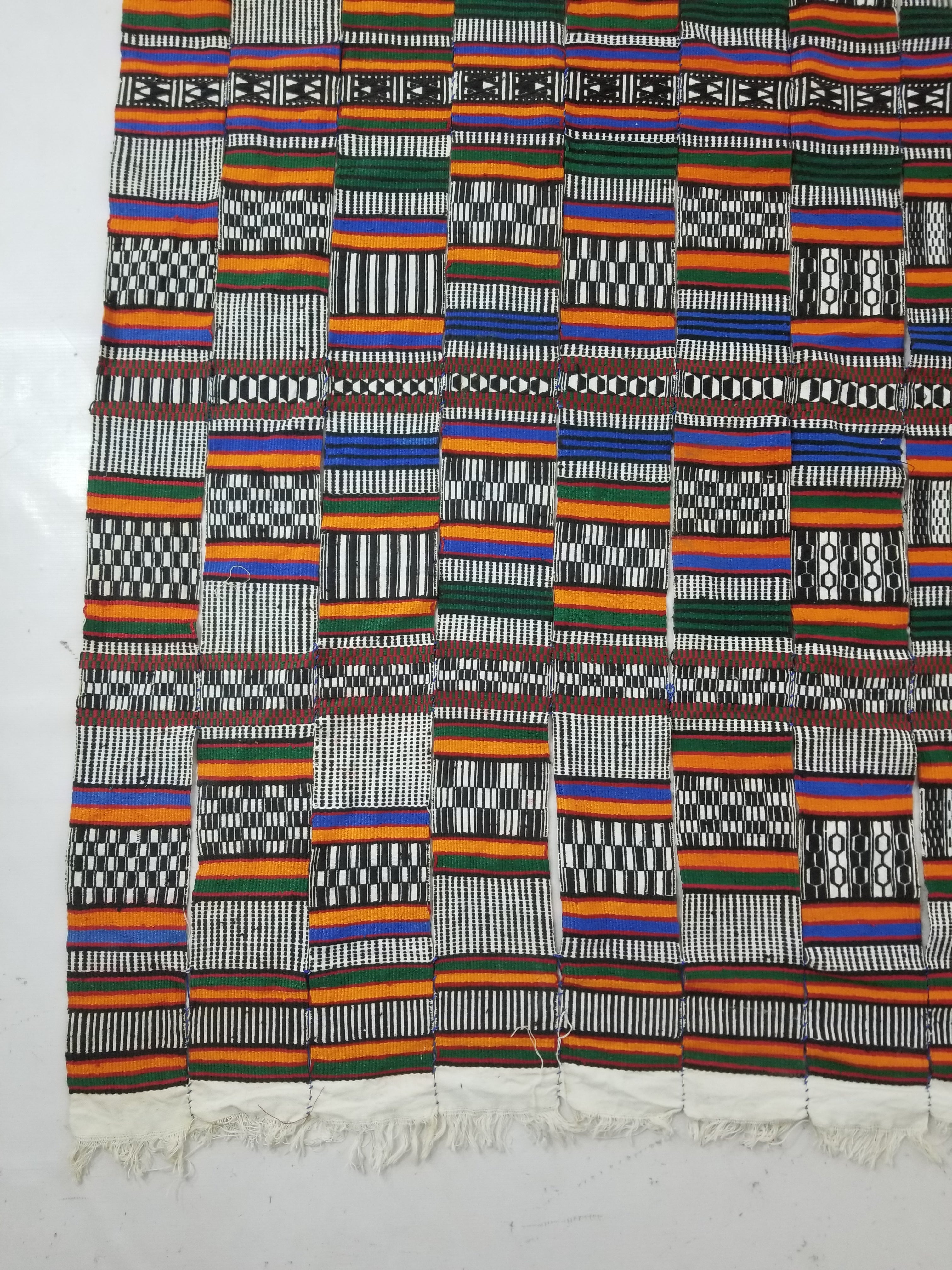 Vintage Traditional Handwoven Niger Souban Cloth - Blanket Textile 285x195cm
