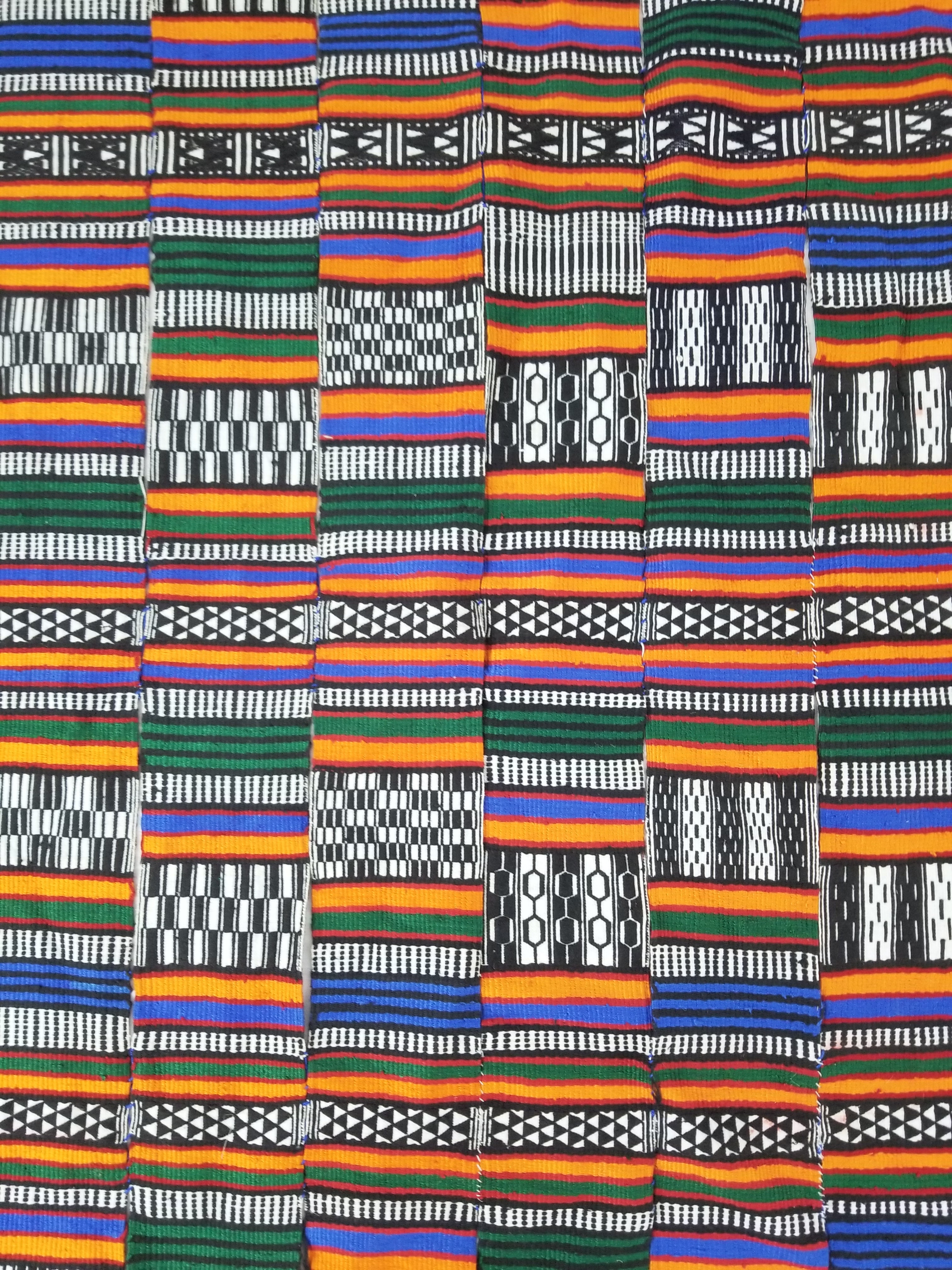 Vintage Traditional Handwoven Niger Souban Cloth - Blanket Textile 285x195cm