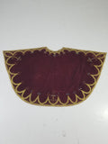 Antique French Embroidered Gold Trim Velvet Altar Cloth 142x80cm
