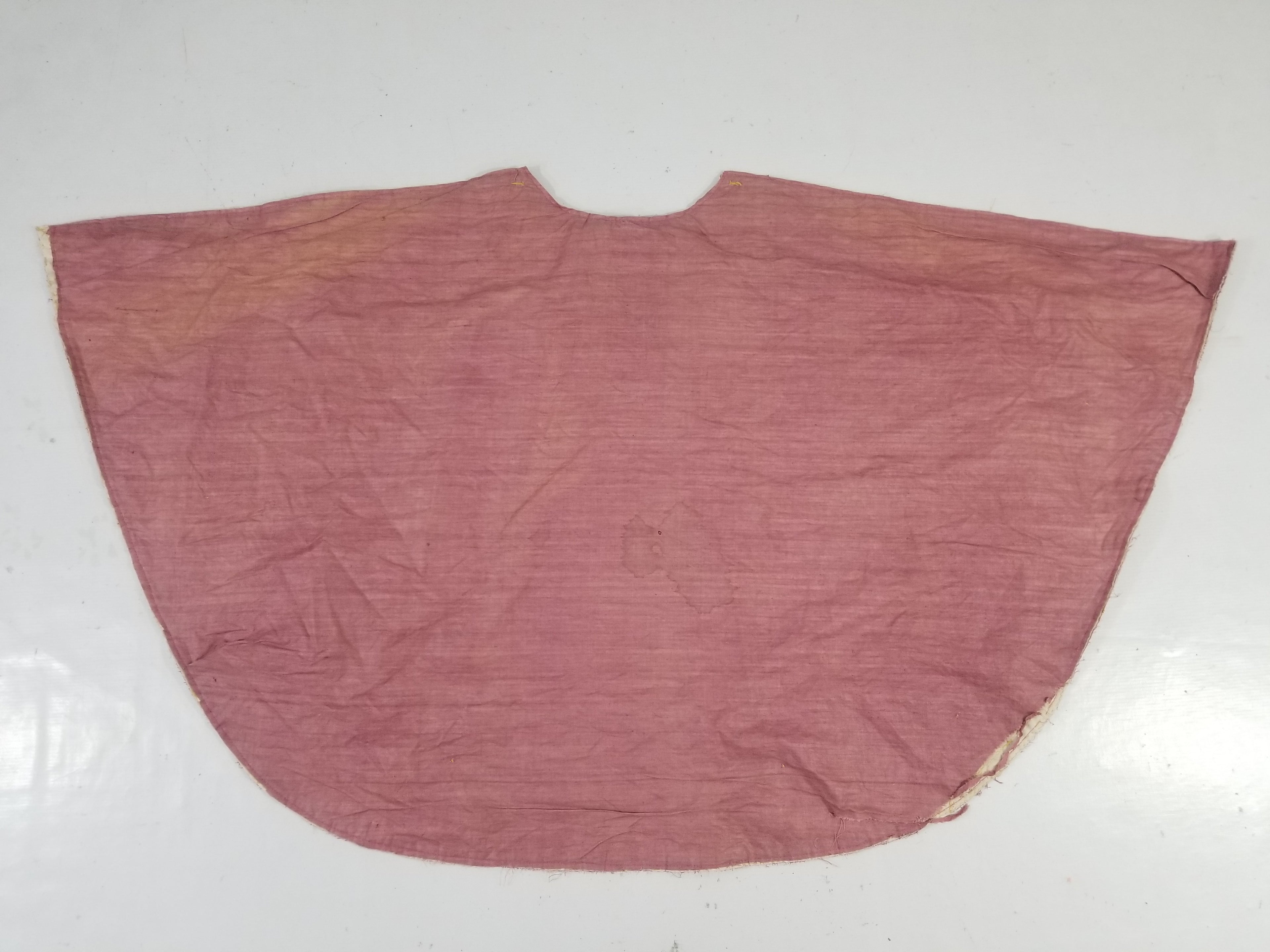 Antique French Embroidered Gold Trim Velvet Altar Cloth 142x80cm