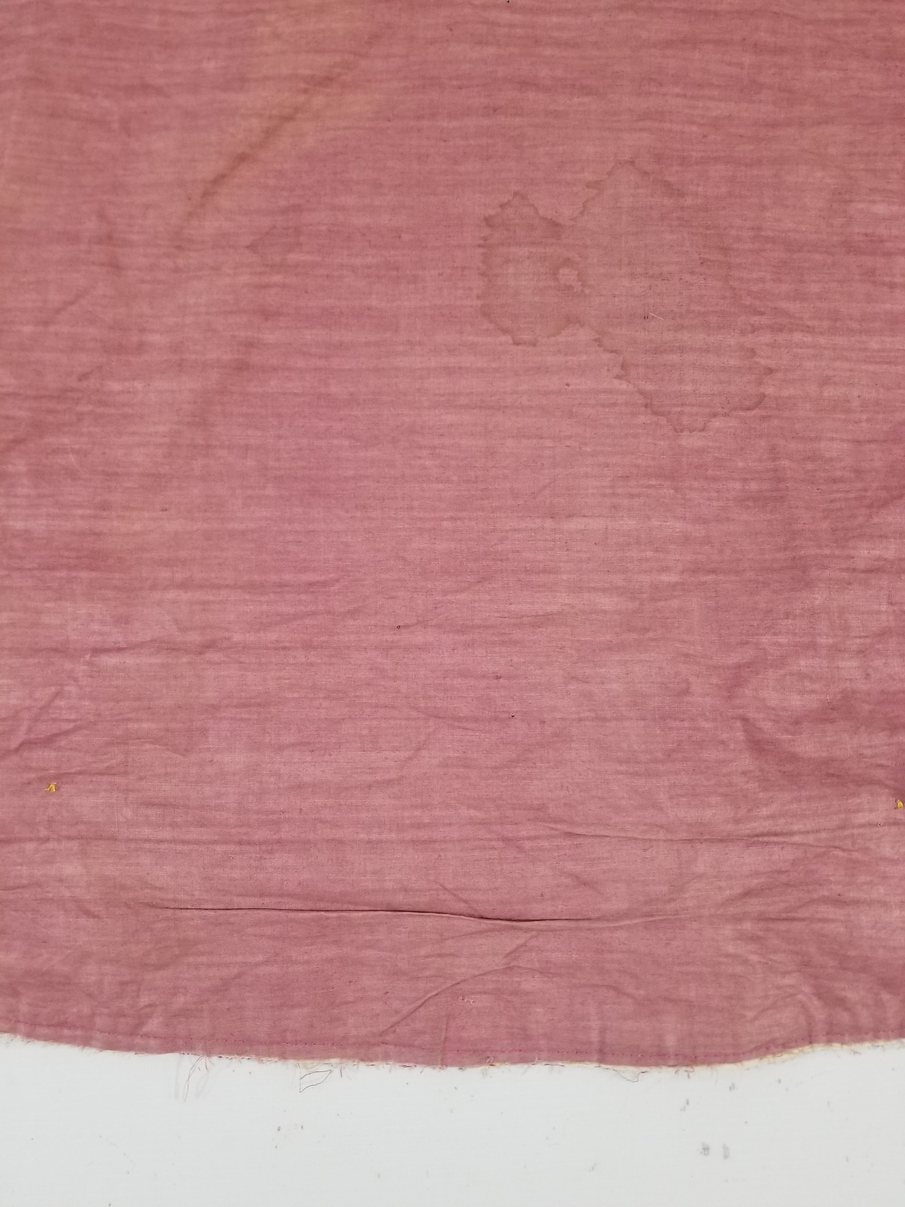 Antique French Embroidered Gold Trim Velvet Altar Cloth 142x80cm