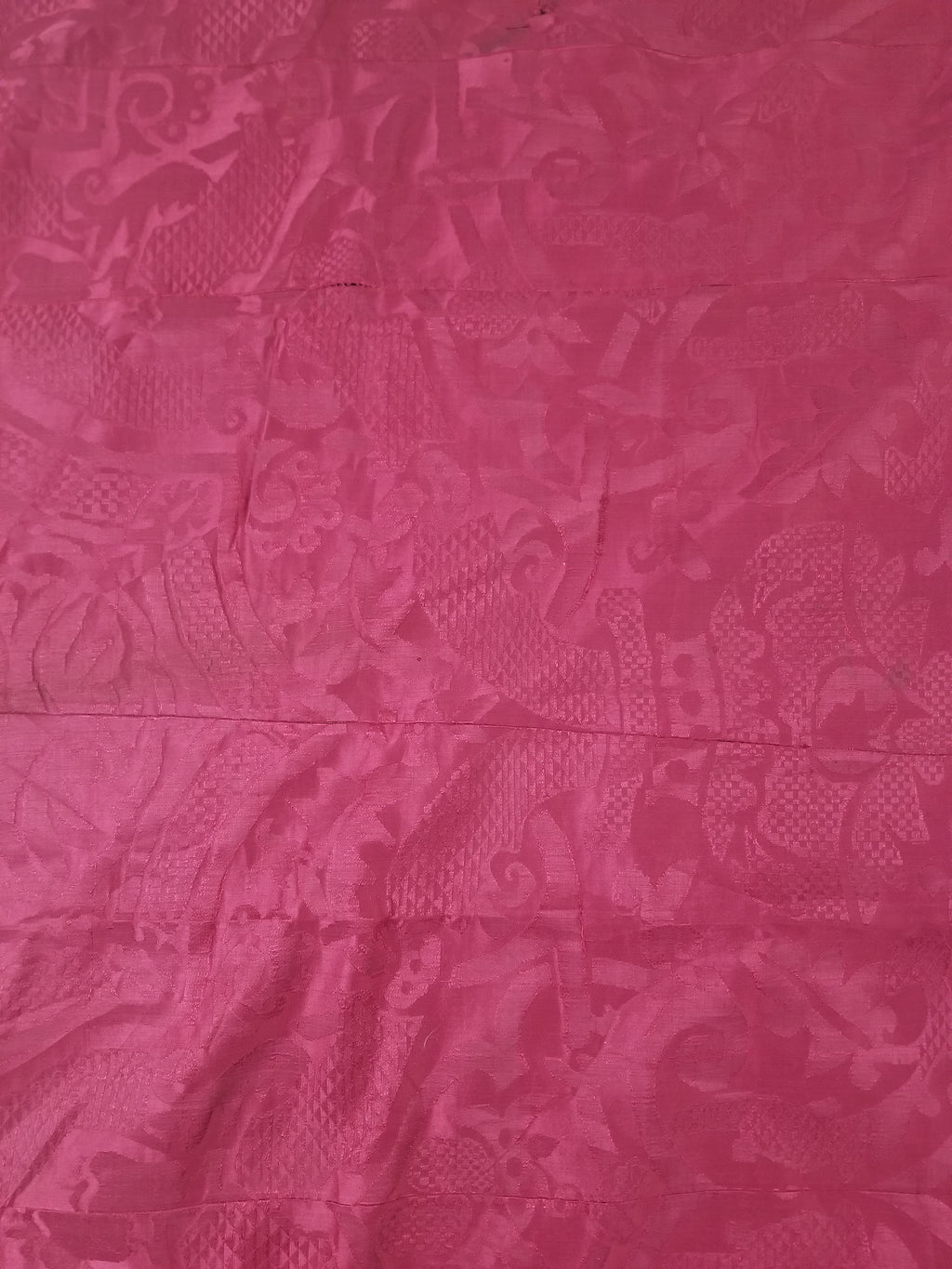 Antique French Silk Brocade Metallic Trim Ecclesiastical Altar Frontal 248x173cm