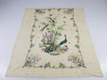 Vintage Chinese Peacock & Bamboo Silk Embroidered Decorative Panel 176x153cm