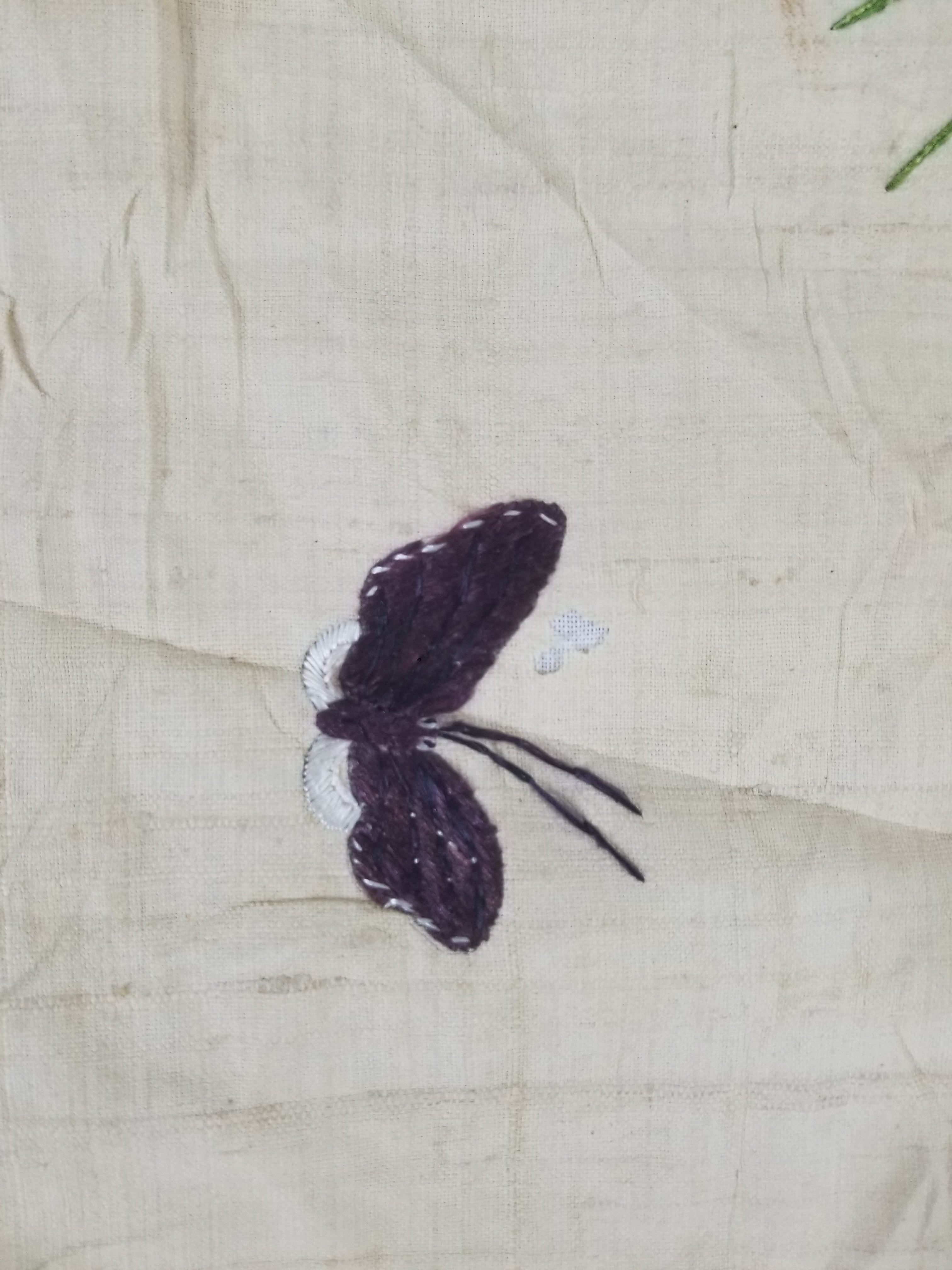 Vintage Chinese Peacock & Bamboo Silk Embroidered Decorative Panel 176x153cm