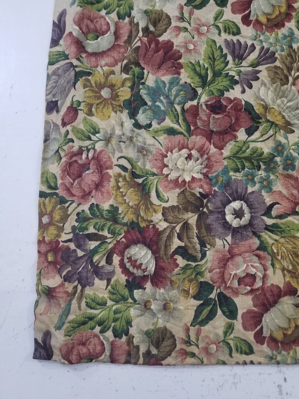Vintage Traditional European Floral Printed Curtain Panel 225x110cm